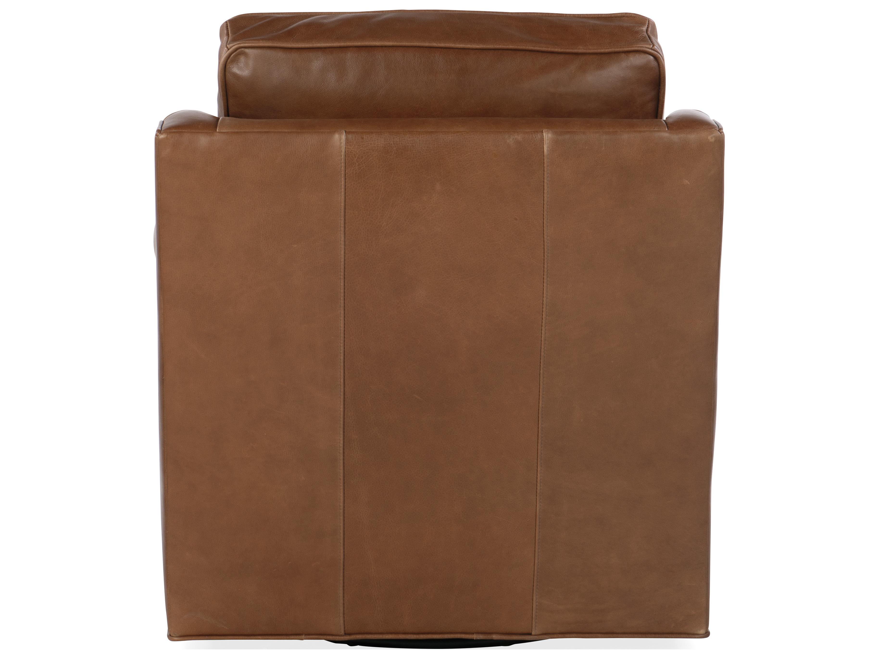 Bradington Young Madison Swivel Leather Accent Chair