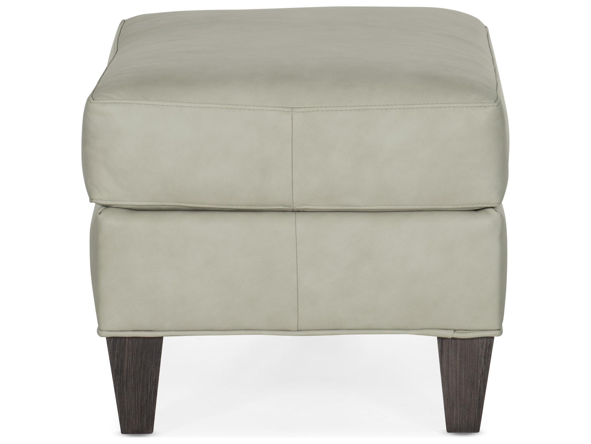 Bradington Young Marleigh Leather Ottoman