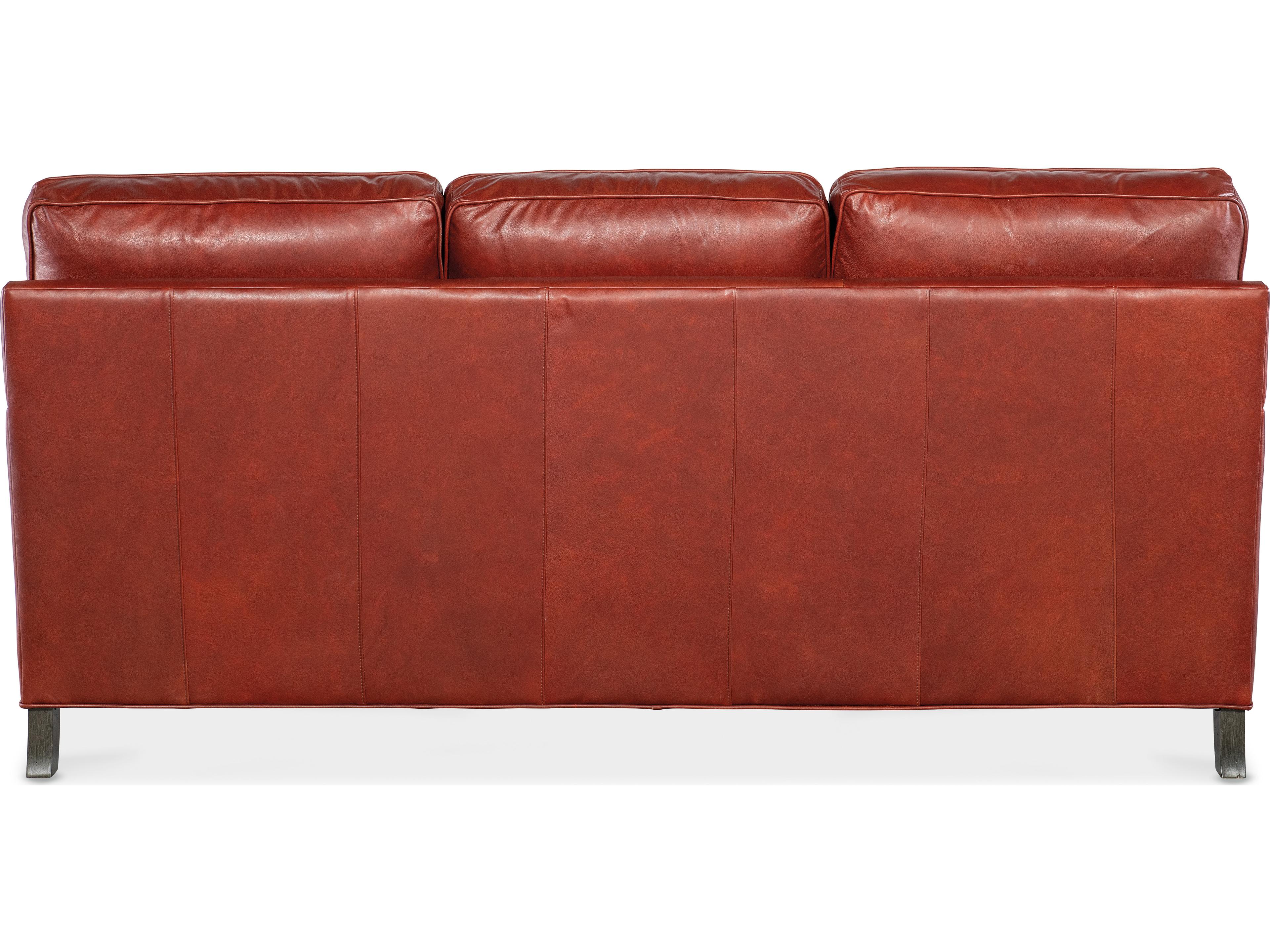 Bradington Young Manning Leather Sofa