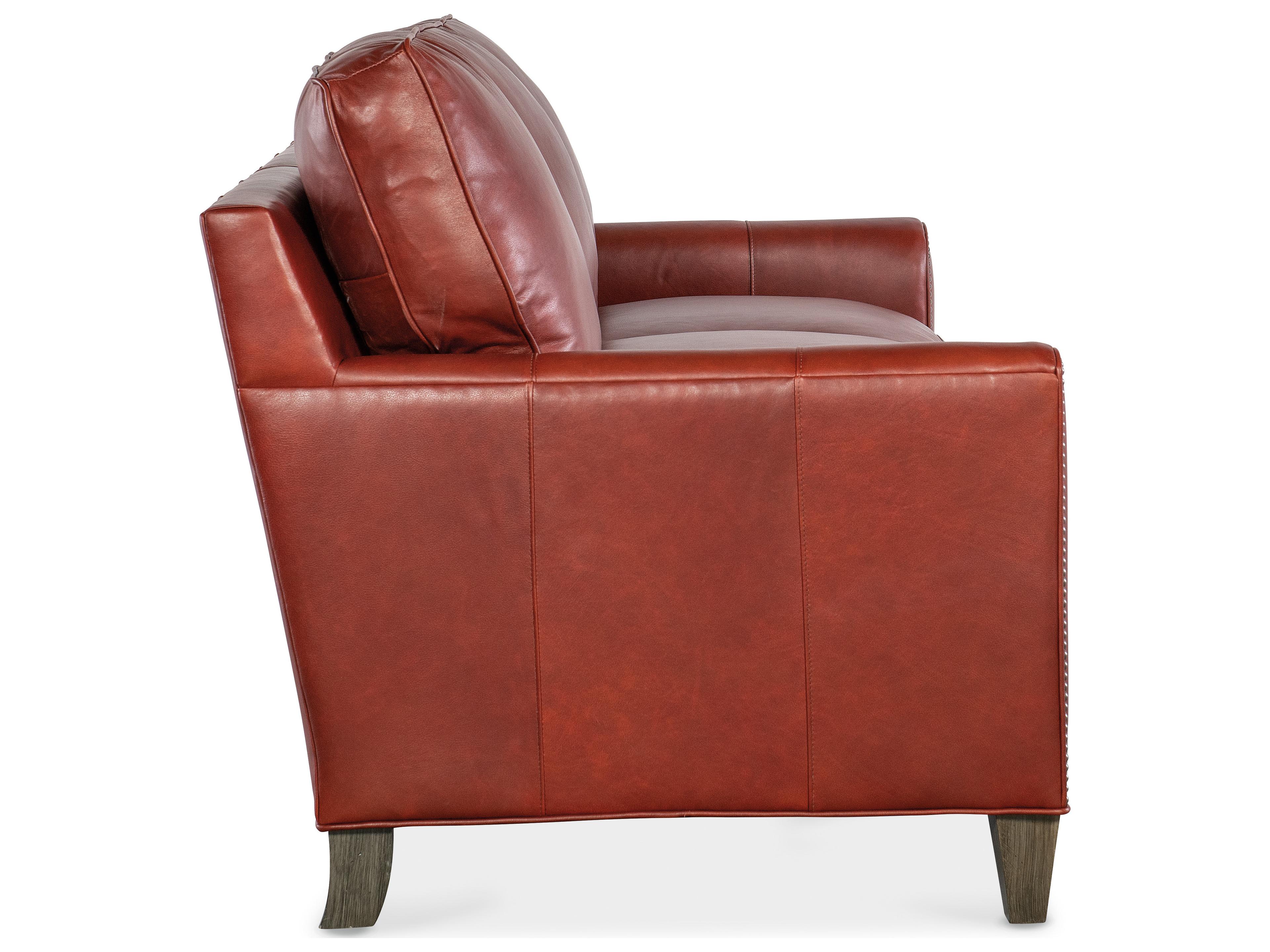 Bradington Young Manning Leather Sofa
