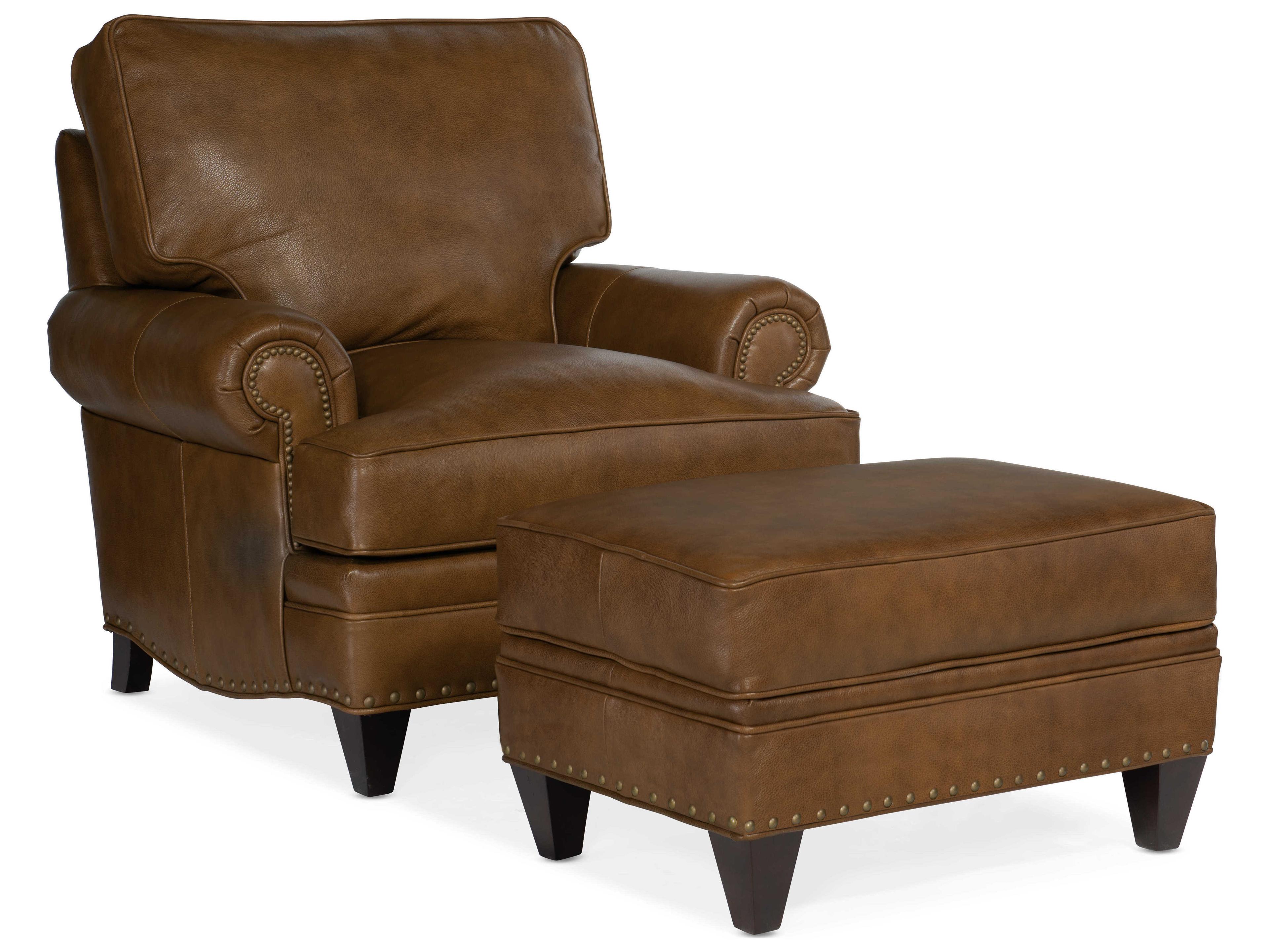 Bradington Young Carrado Leather Ottoman