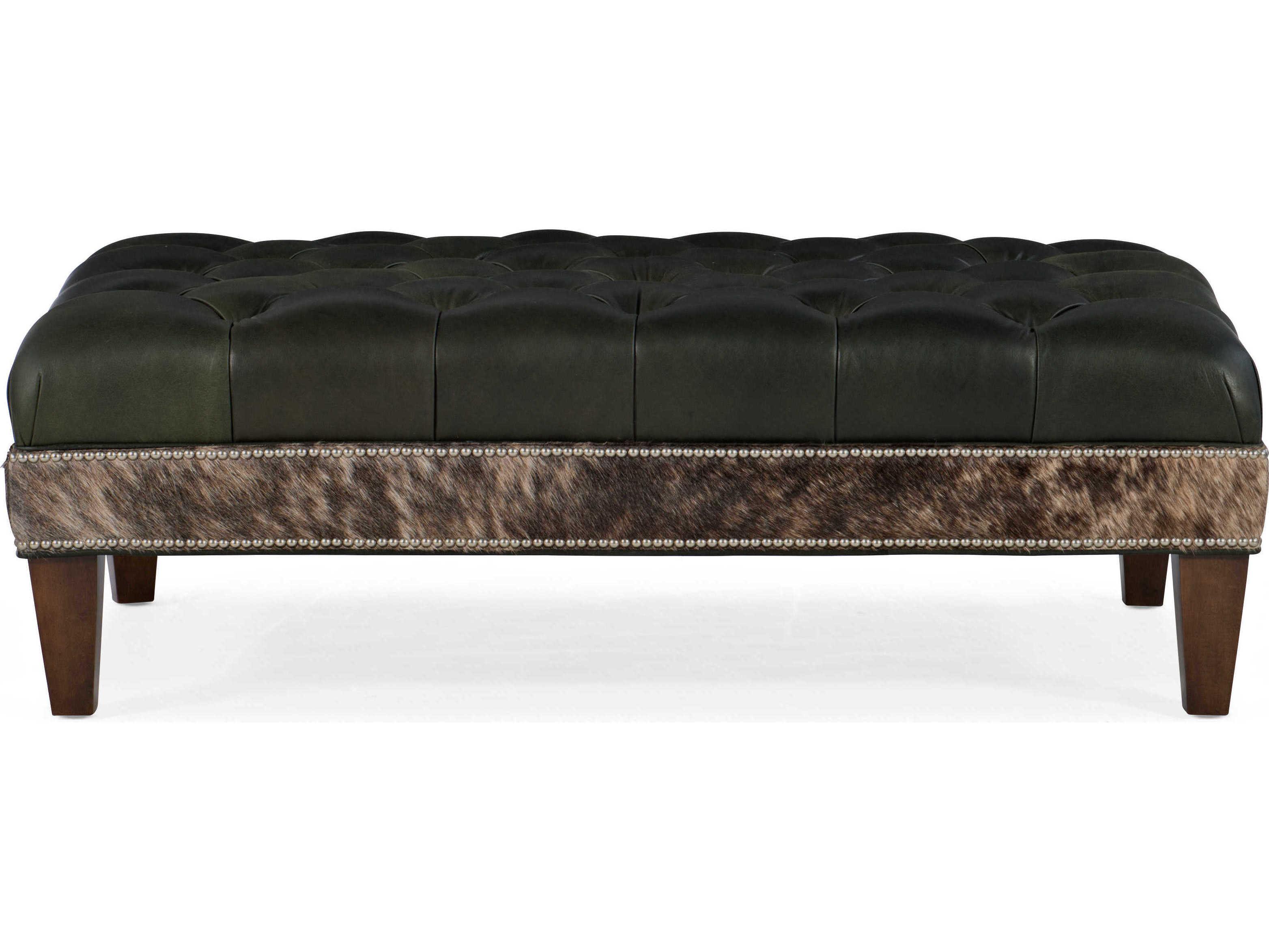 Bradington Young Leather Ottoman