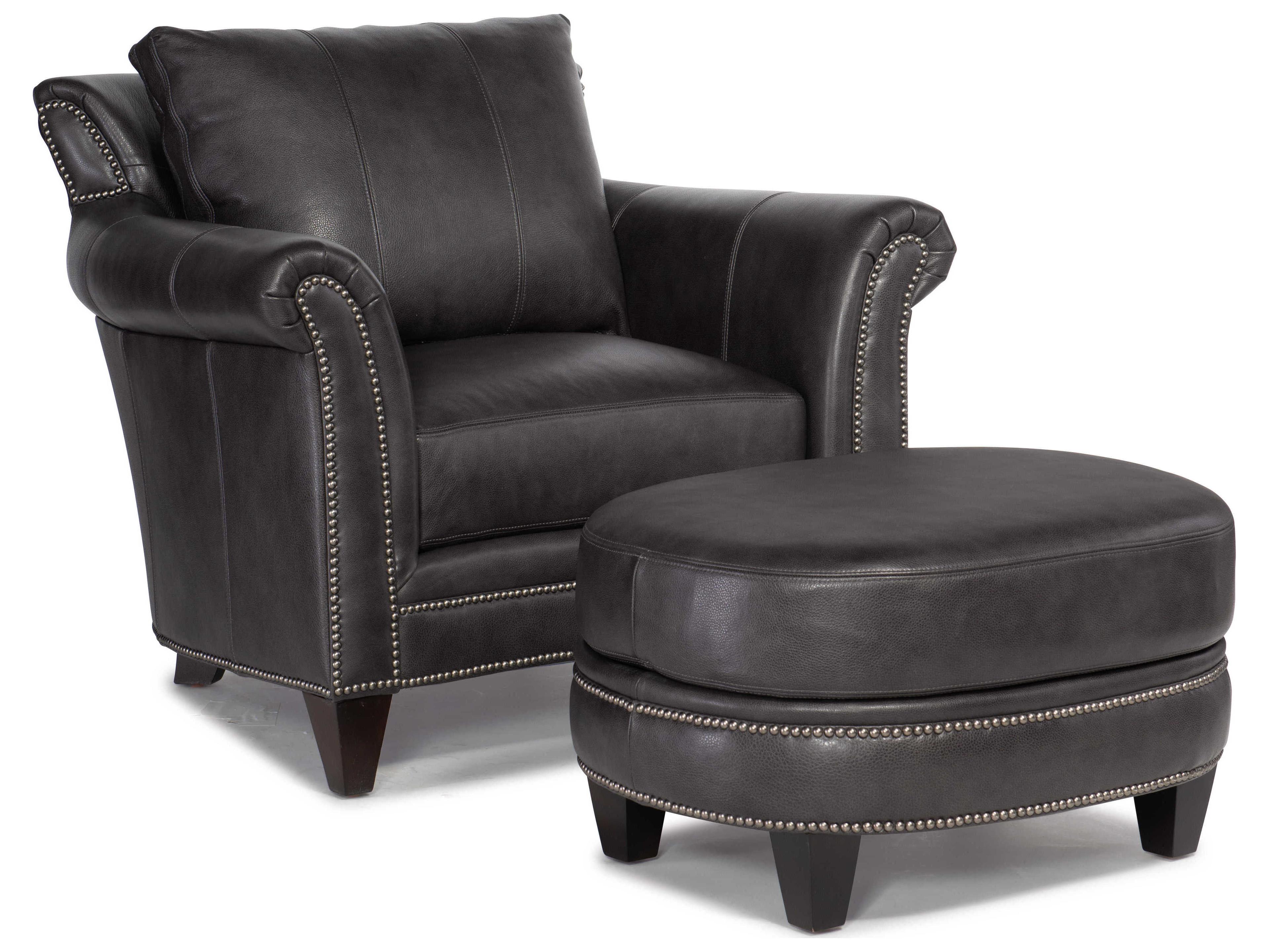 Bradington Young Richardson Leather Accent Chair