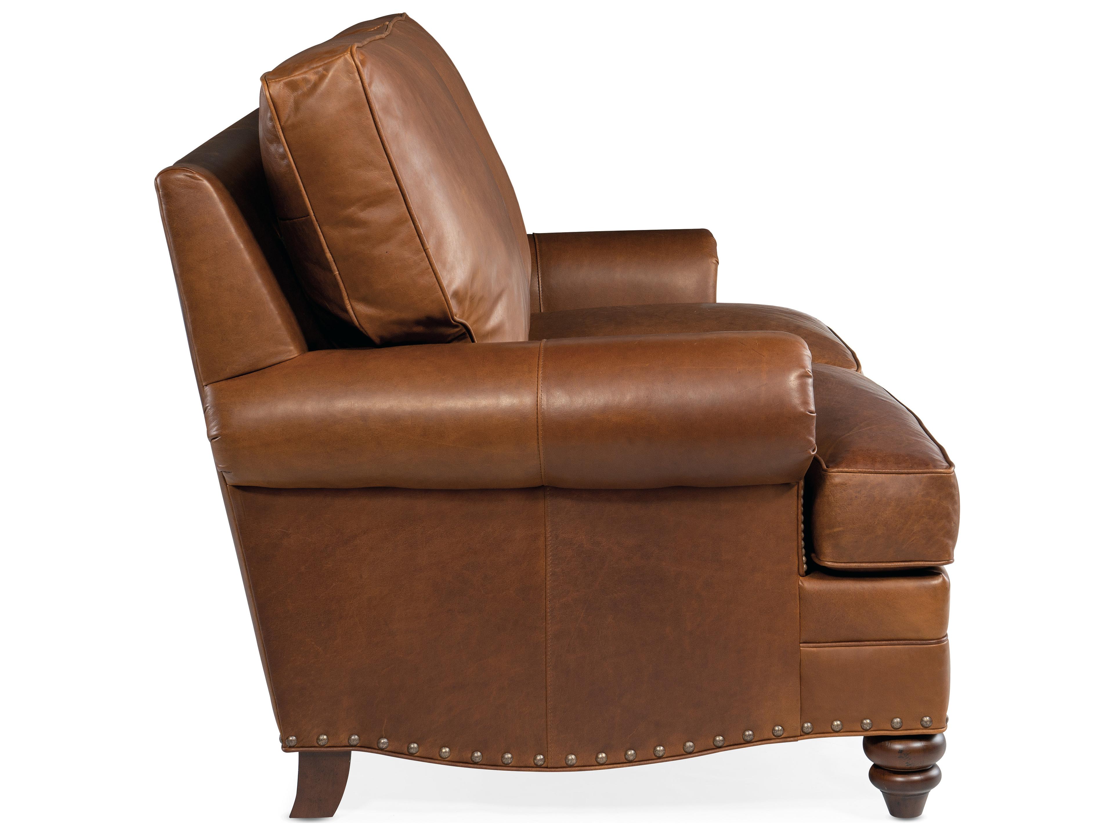 Bradington Young Hoff Leather Loveseat