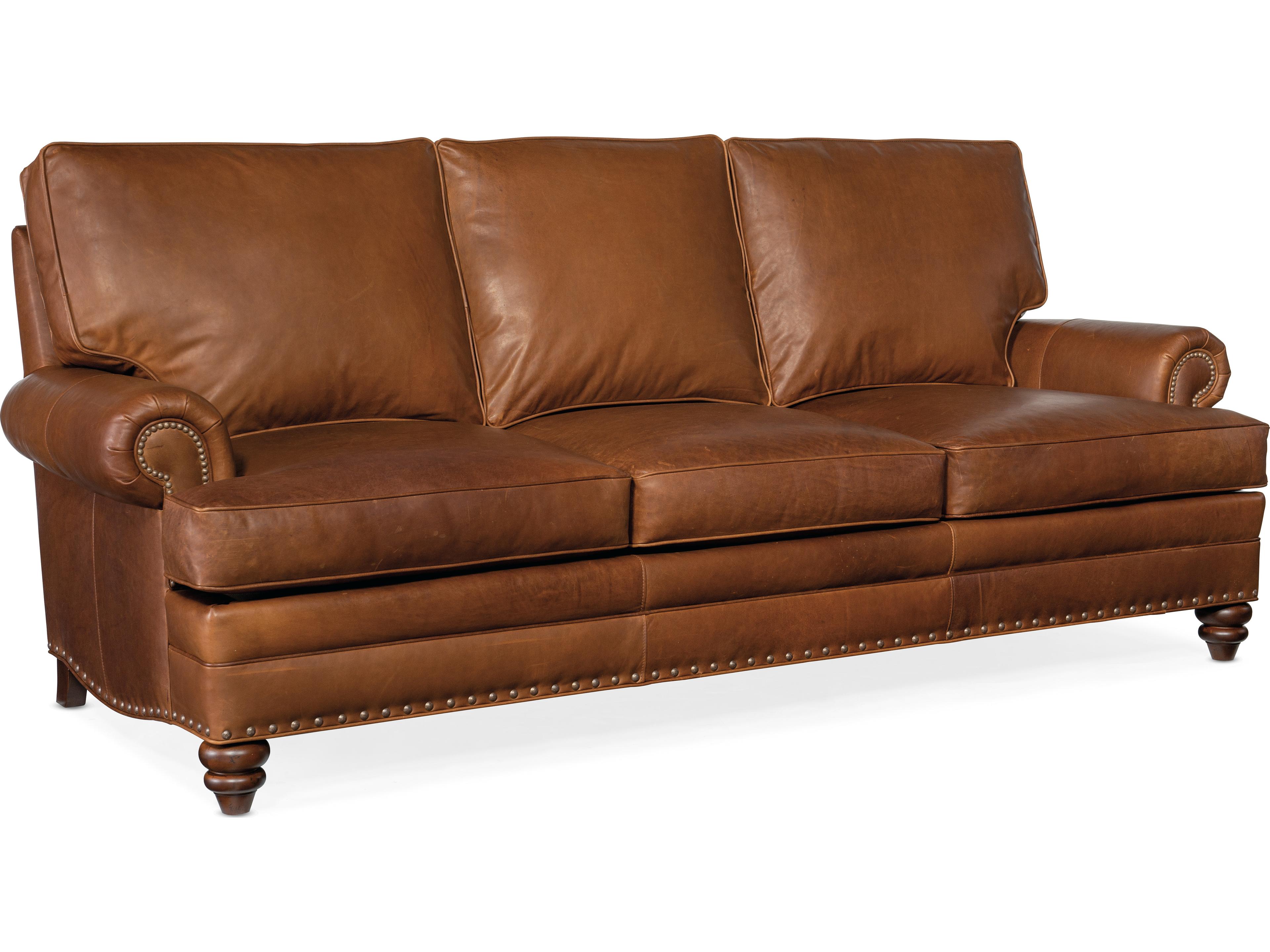 Bradington Young Hoff Leather Sofa