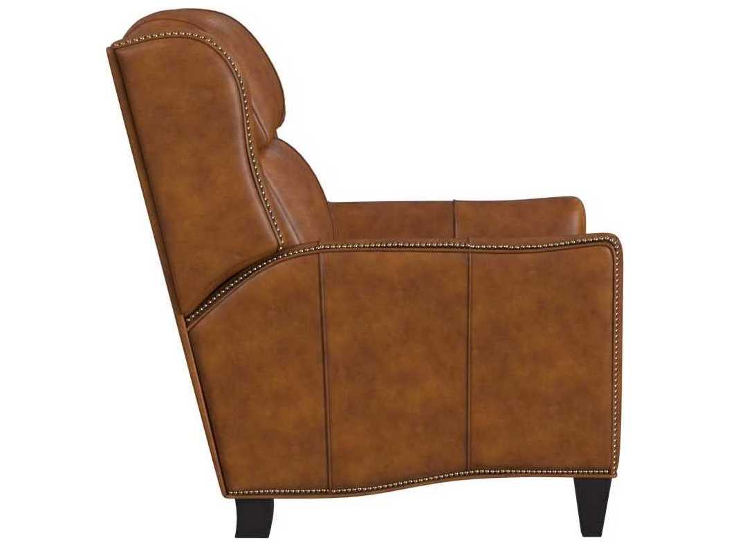 Bradington Young Lancaster Sable Brown Leather Recliner