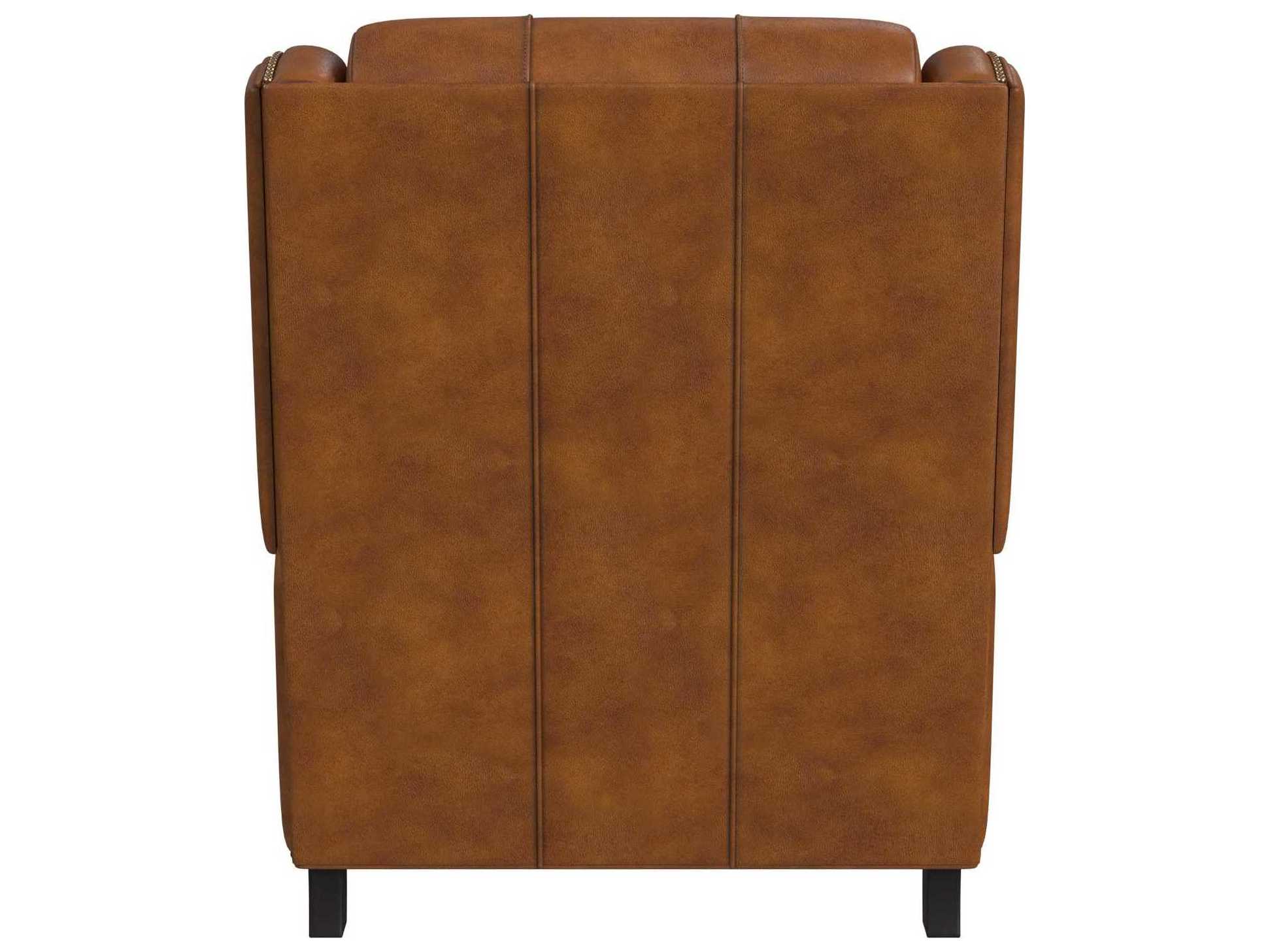 Bradington Young Lancaster Sable Brown Leather Recliner