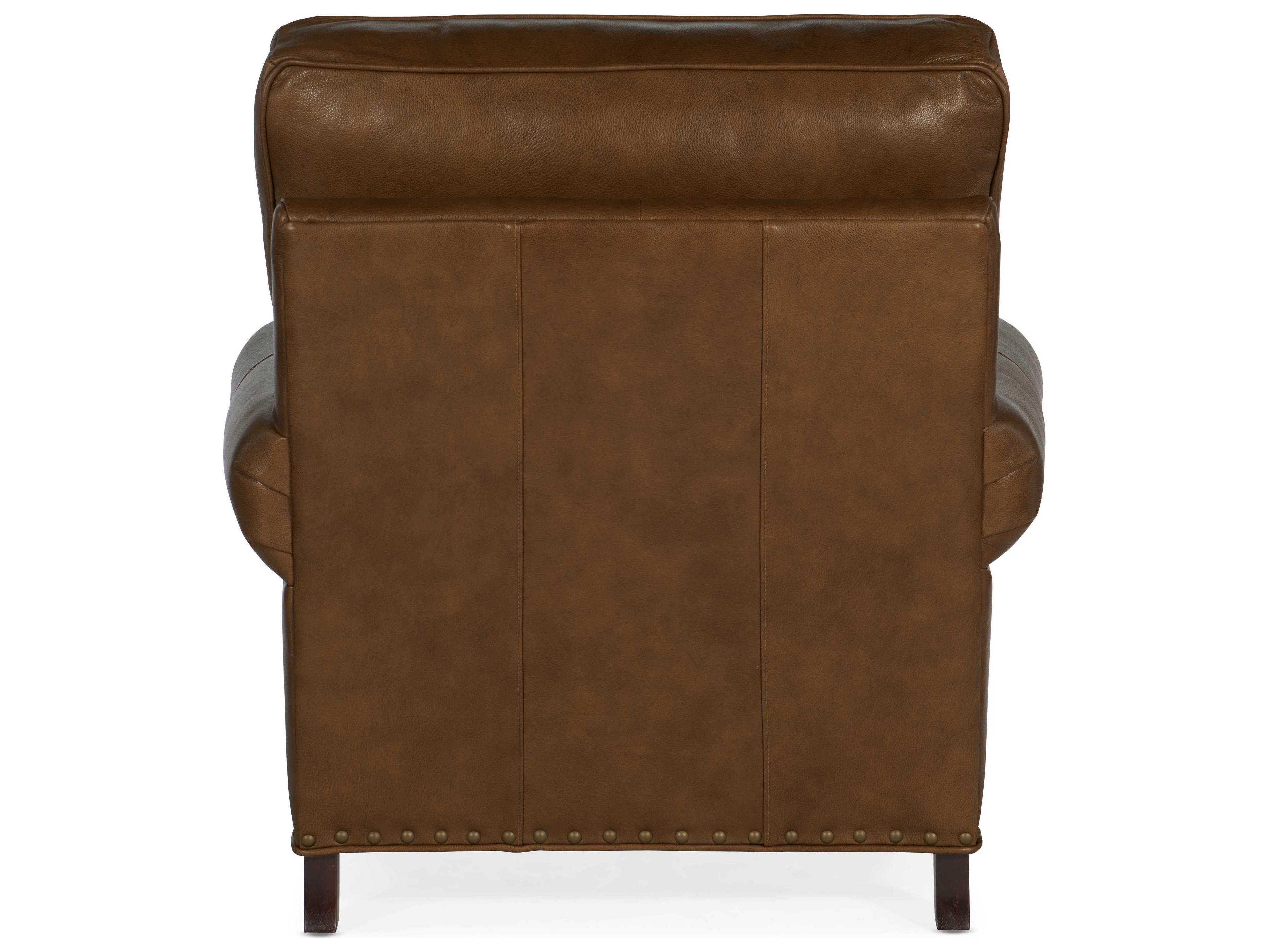 Bradington Young Carrado Brown Leather Club Chair