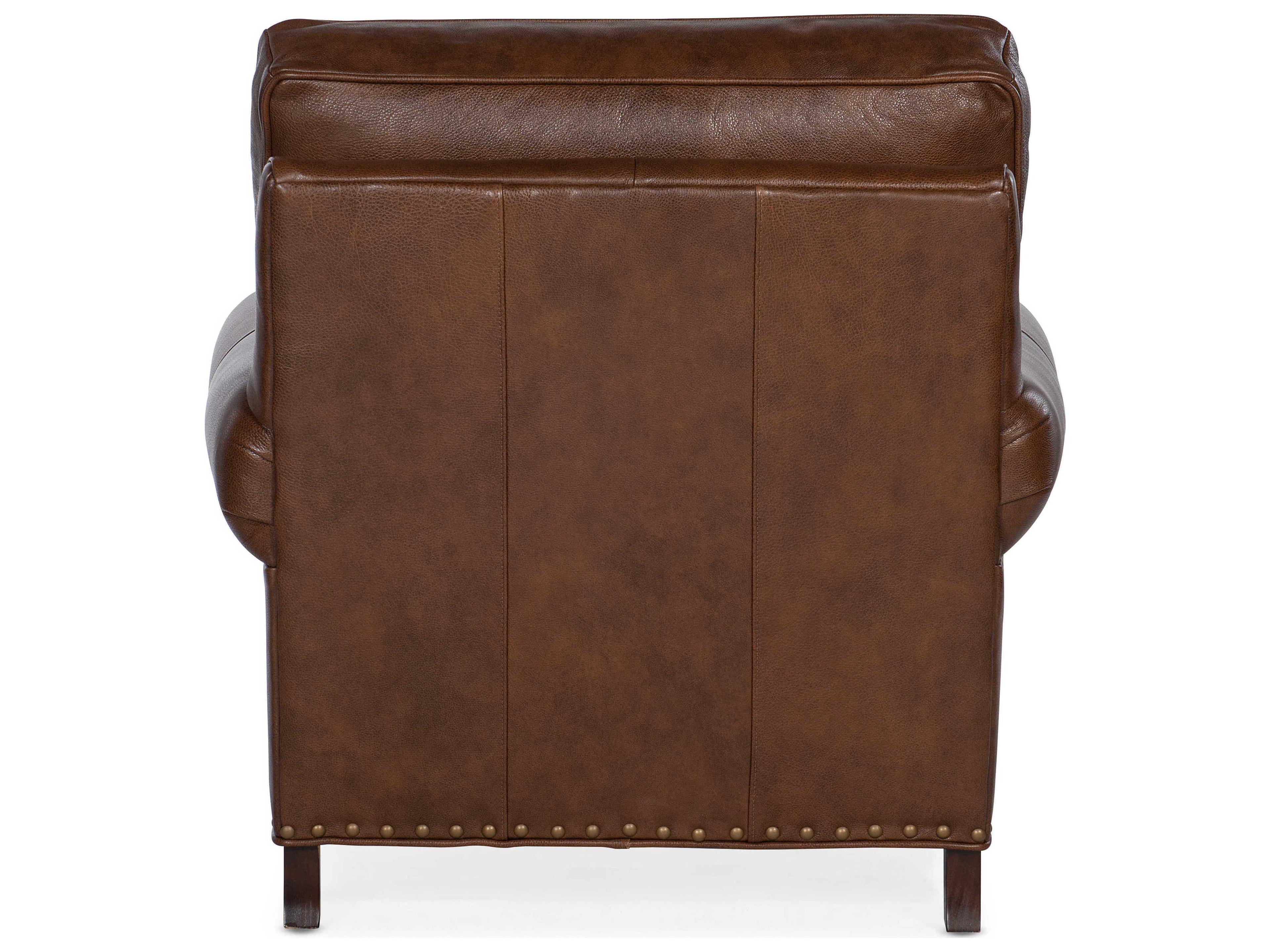 Bradington Young Carrado Brown Leather Club Chair