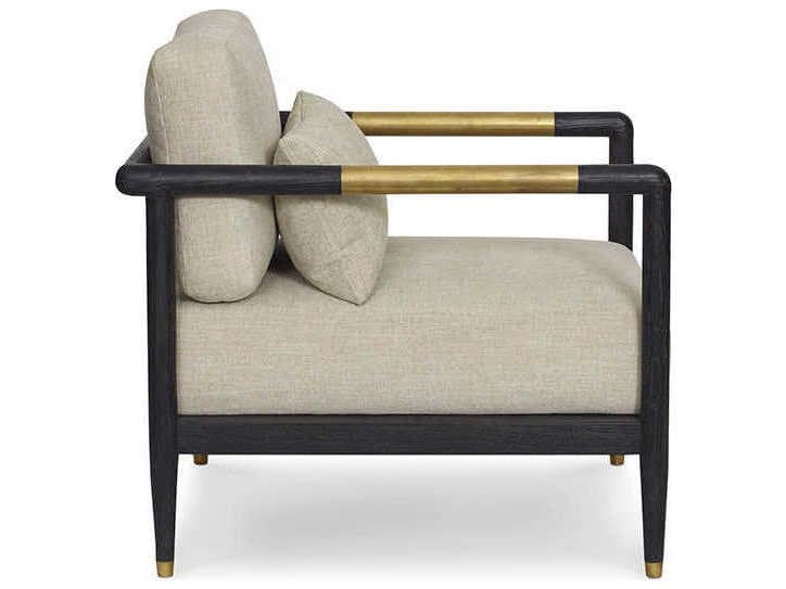 Brownstone Carson Beige Fabric Accent Chair