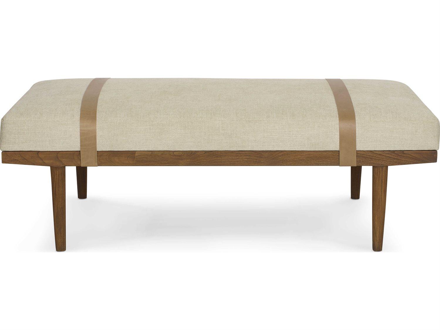 Brownstone Keaton Praline Beach Upholstered Ottoman