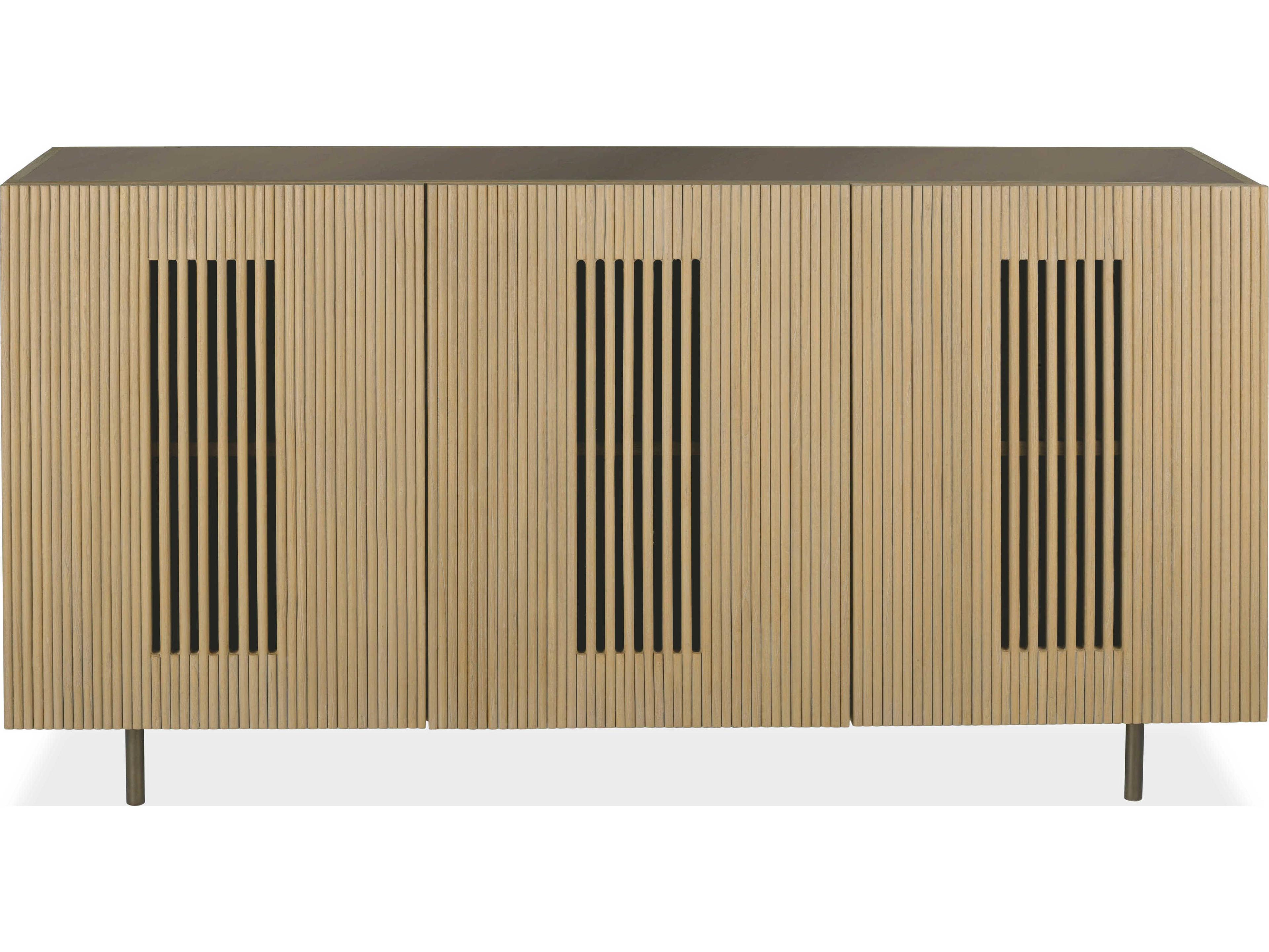 Brownstone Lamar 66" Teak Wood Beach Sideboard