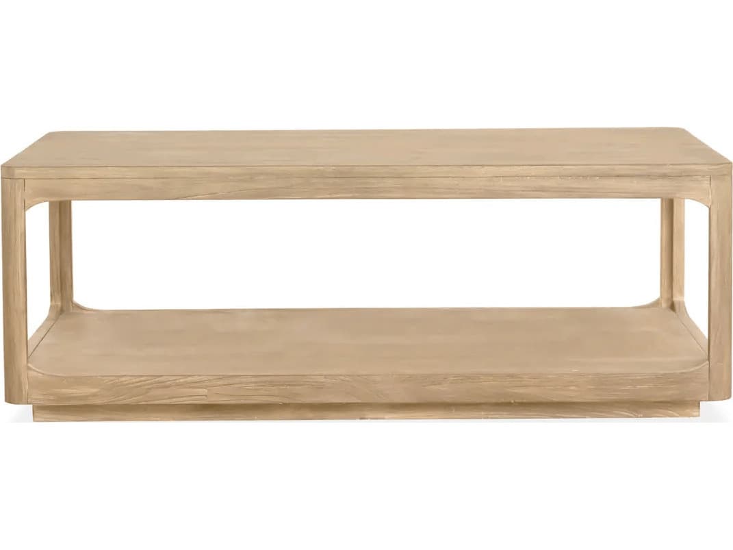 Brownstone Messina Rectangular Wood Beach Coffee Table