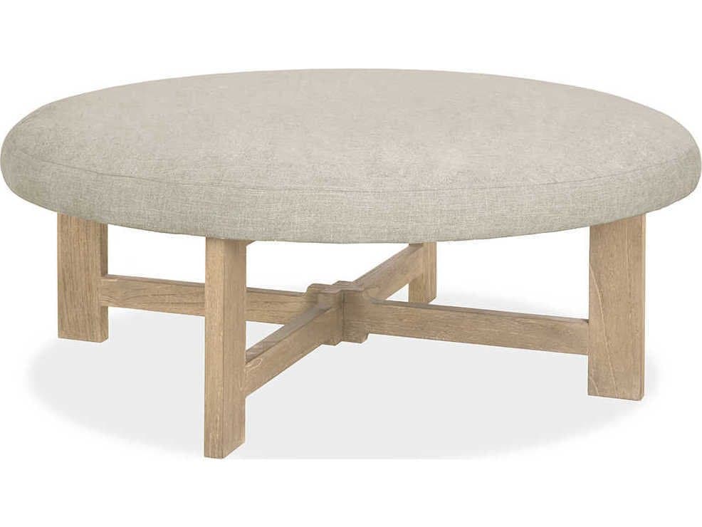 Brownstone Nelson Beach Bronze Upholstered Ottoman