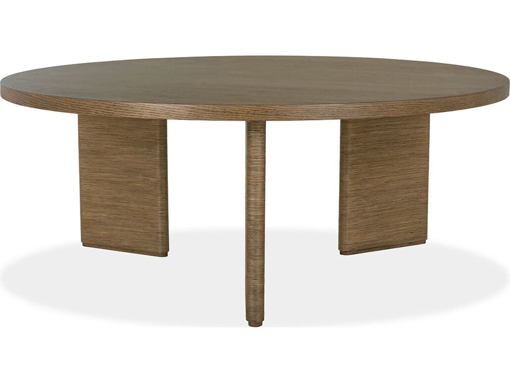 Brownstone Noto Round Wood Sedona Coffee Table