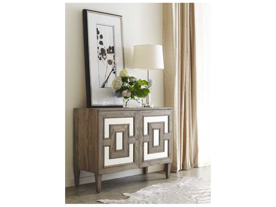 Brownstone Palmer Driftwood Brown Teak Wood Accent Chest