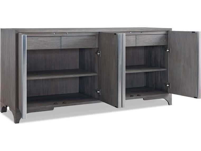 Brownstone Palmer 74" Teak Wood Driftwood Sideboard