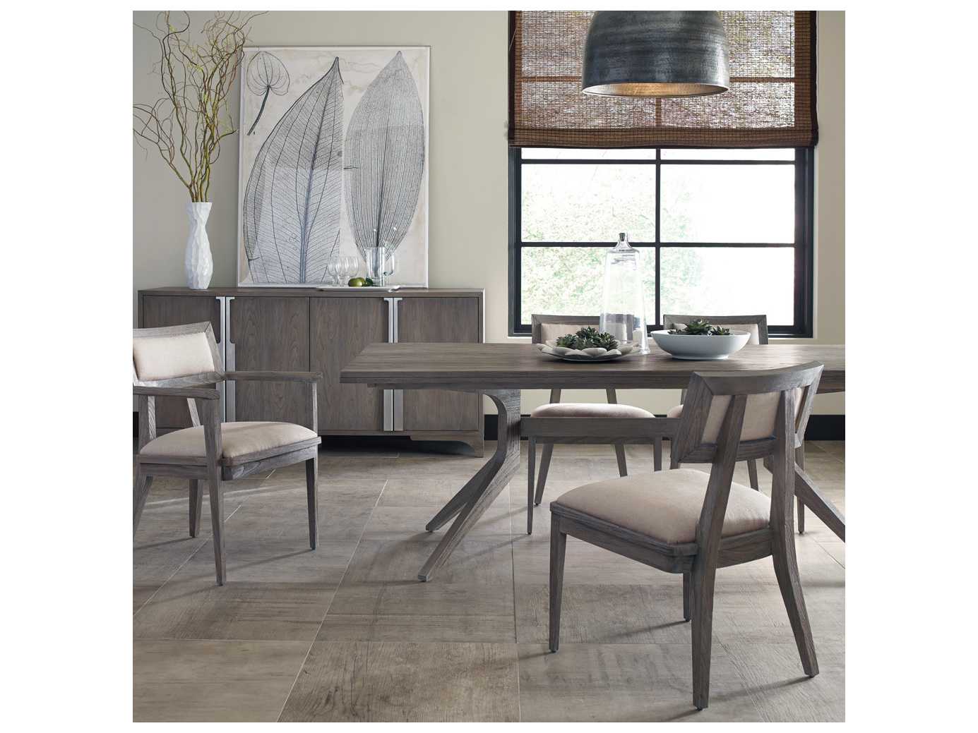 Brownstone Palmer 74" Teak Wood Driftwood Sideboard