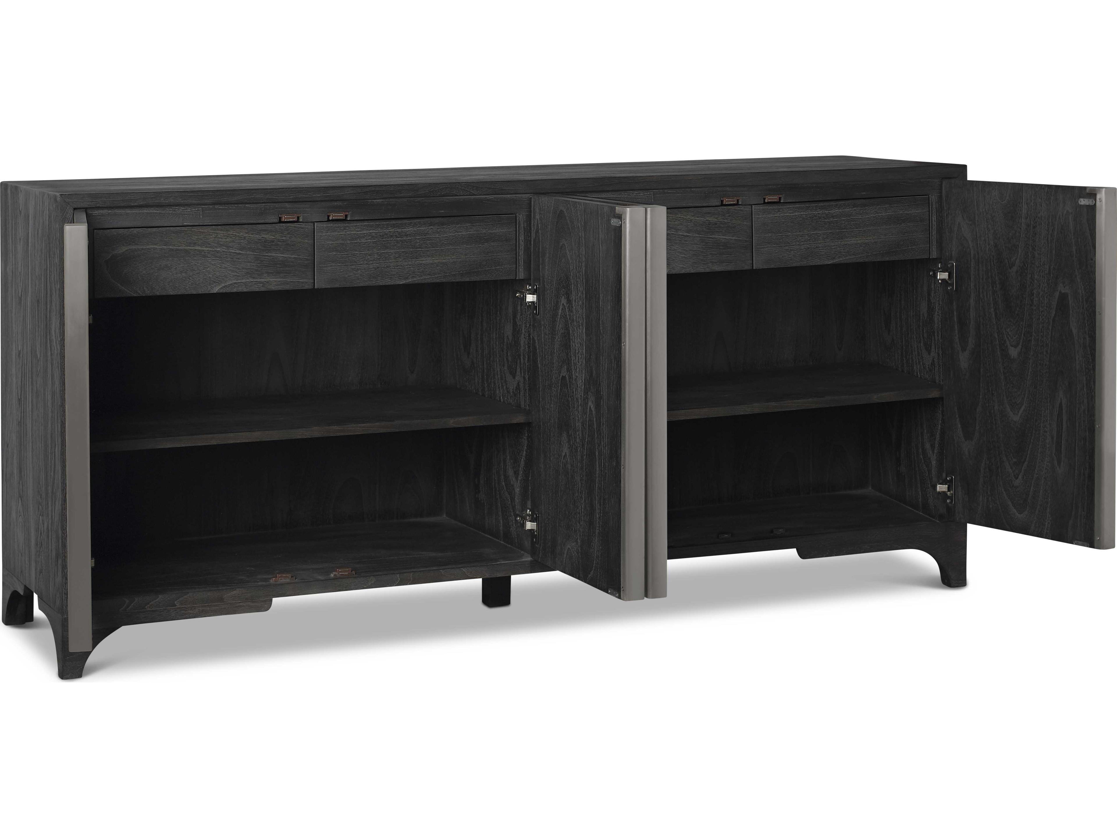 Brownstone Palmer 74"L x 21" Teak Wood Mink Sideboard