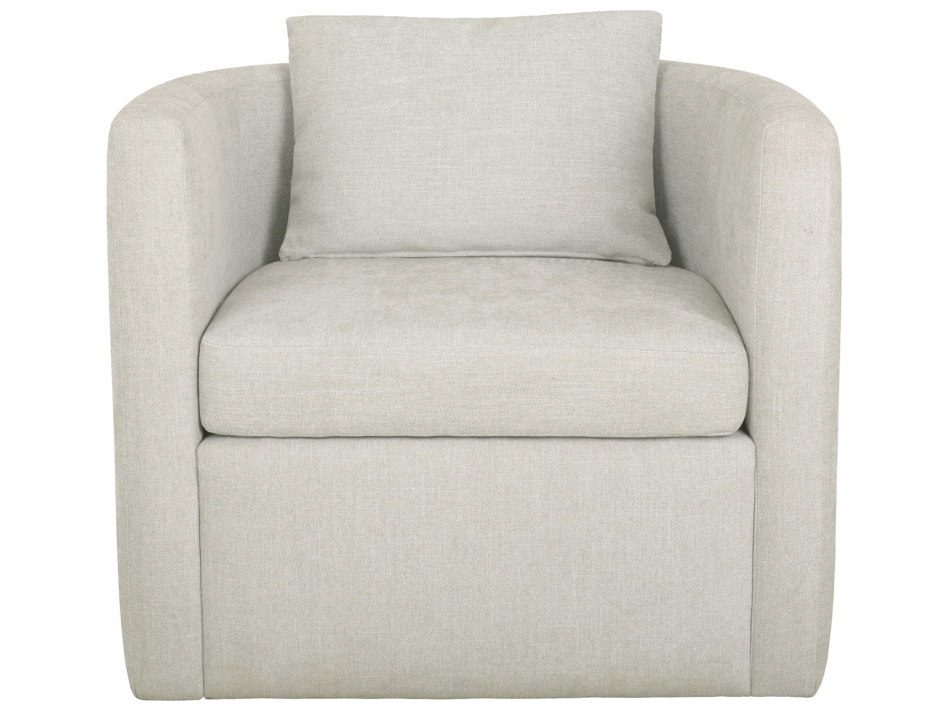 Brownstone Pismo Swivel White Swivel Accent Chair