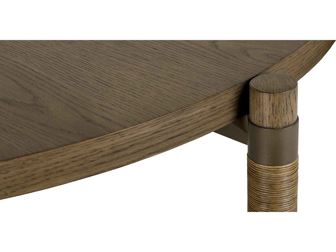 Brownstone Tristan Round Wood Sedona Coffee Table
