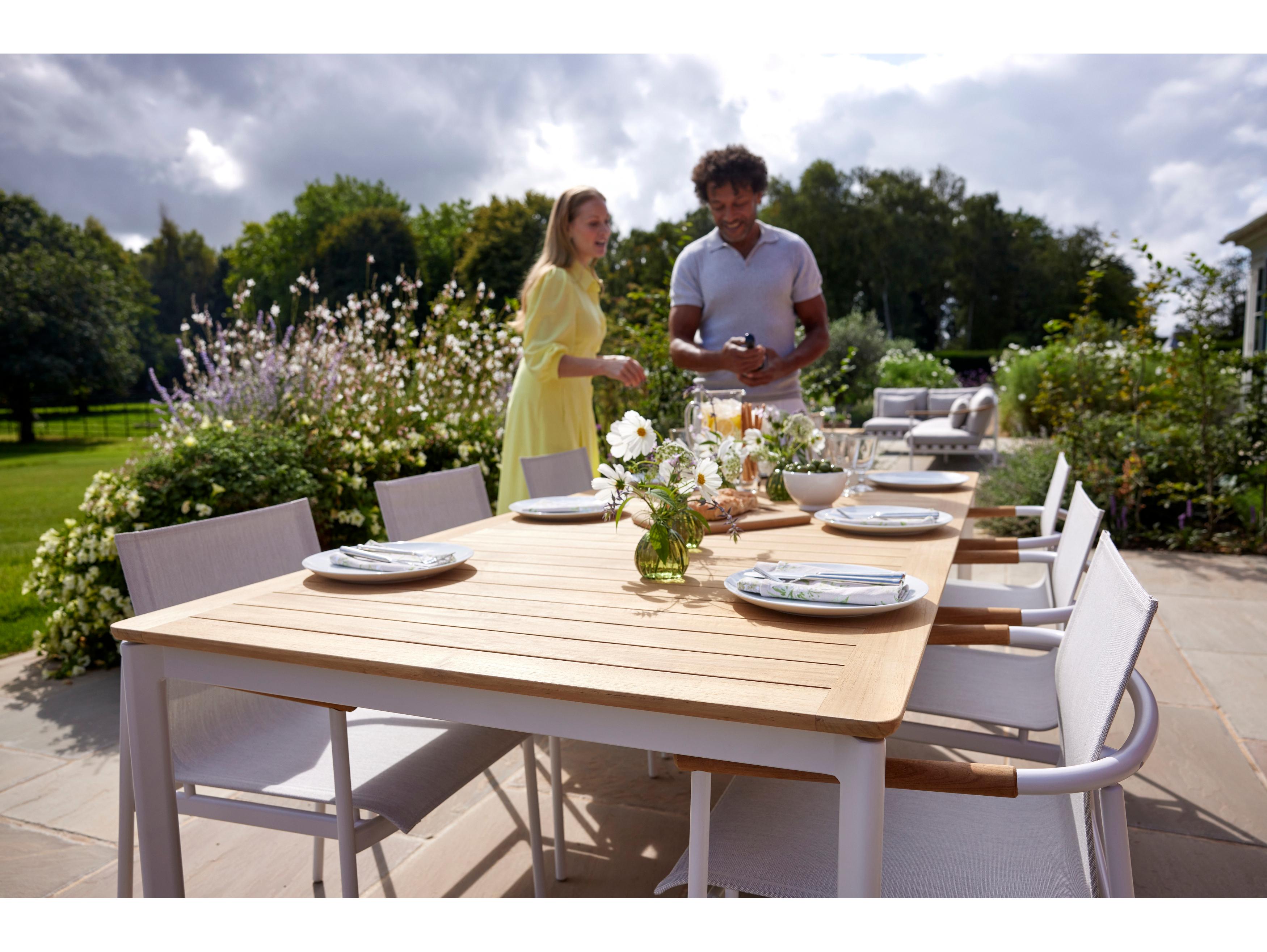 Barlow Tyrie Around Aluminum Sling Dining Chair