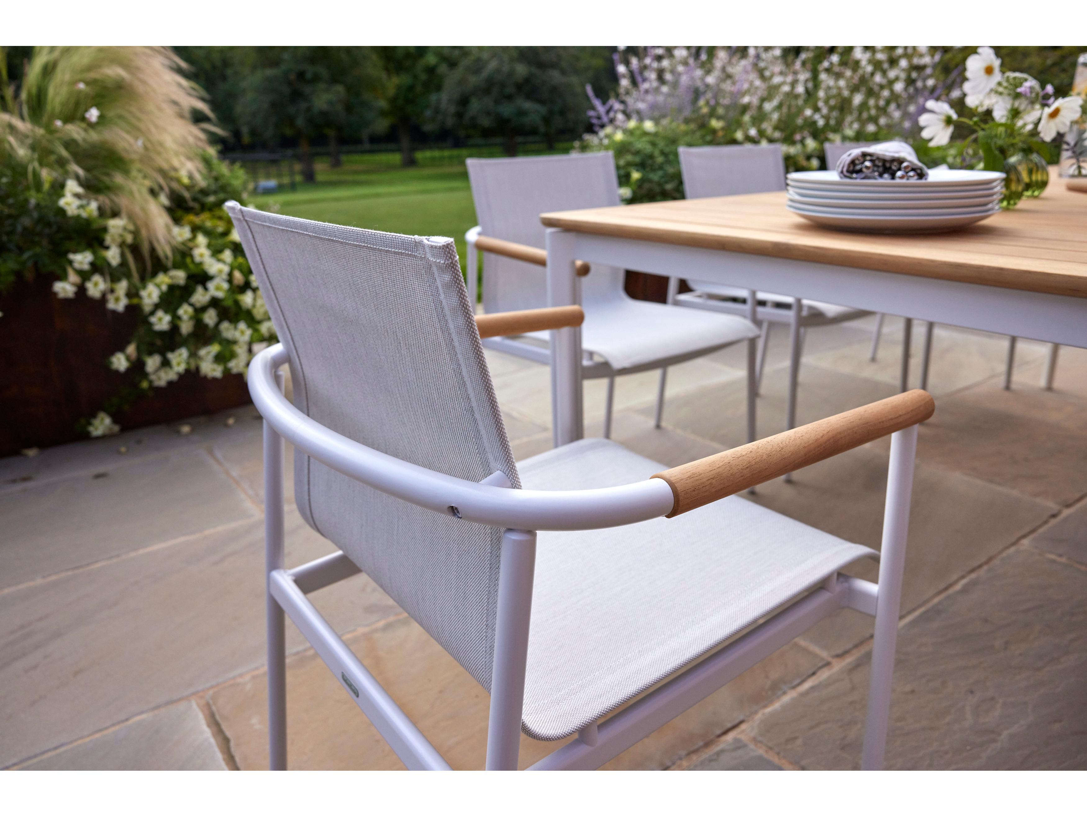 Barlow Tyrie Around Aluminum Sling Dining Chair