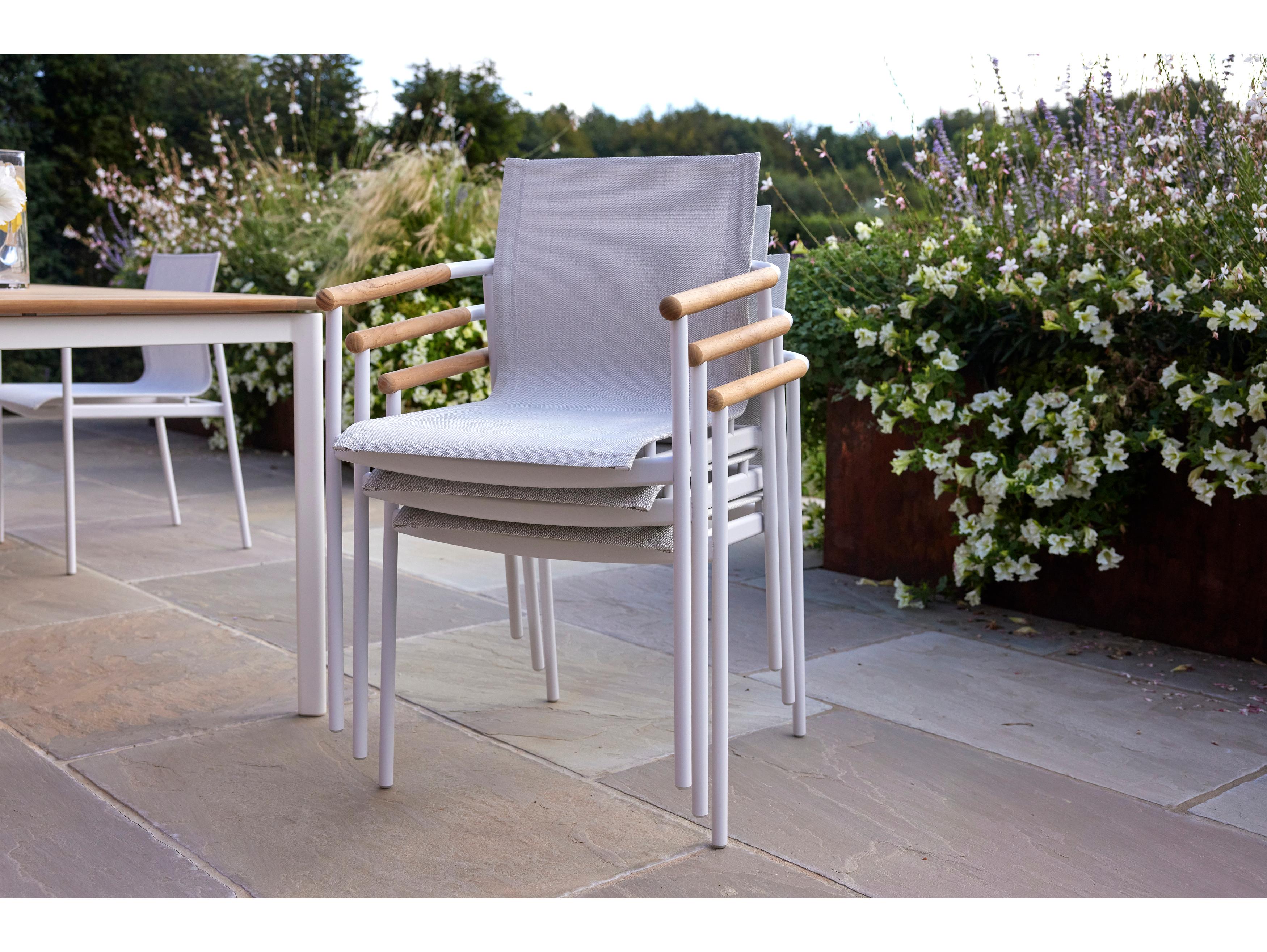 Barlow Tyrie Around Aluminum Sling Dining Chair