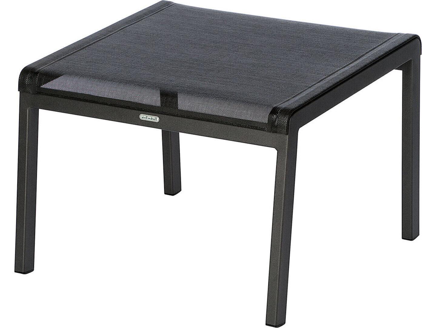 Barlow Tyrie Aura Occasional Aluminum Sling Ottoman