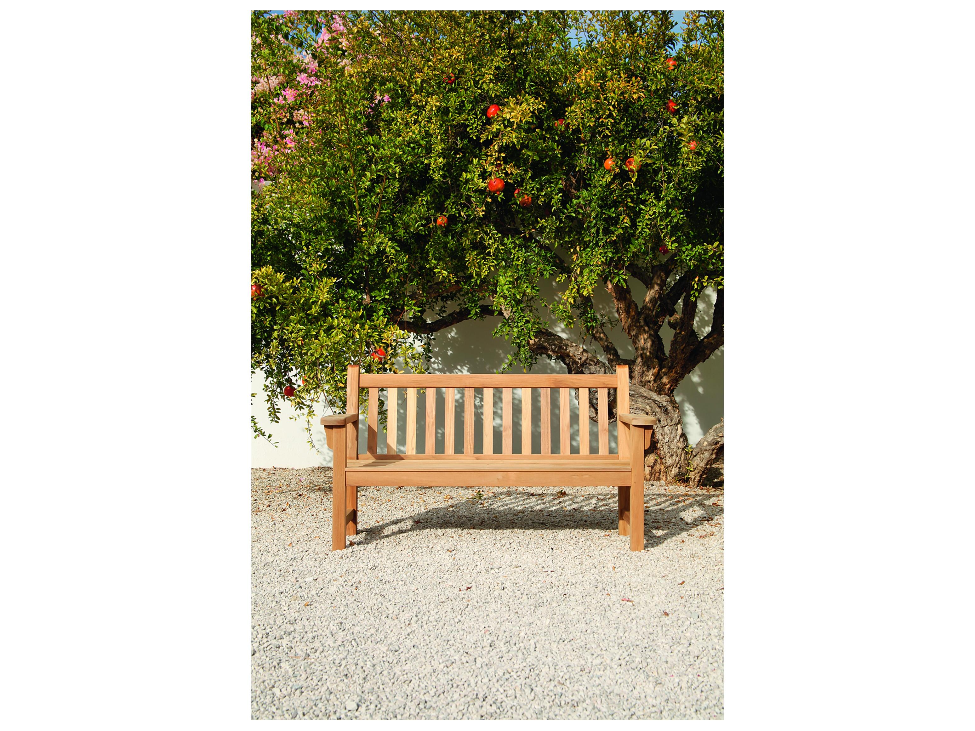 Barlow Tyrie London Bench - Natural Teak - 63"