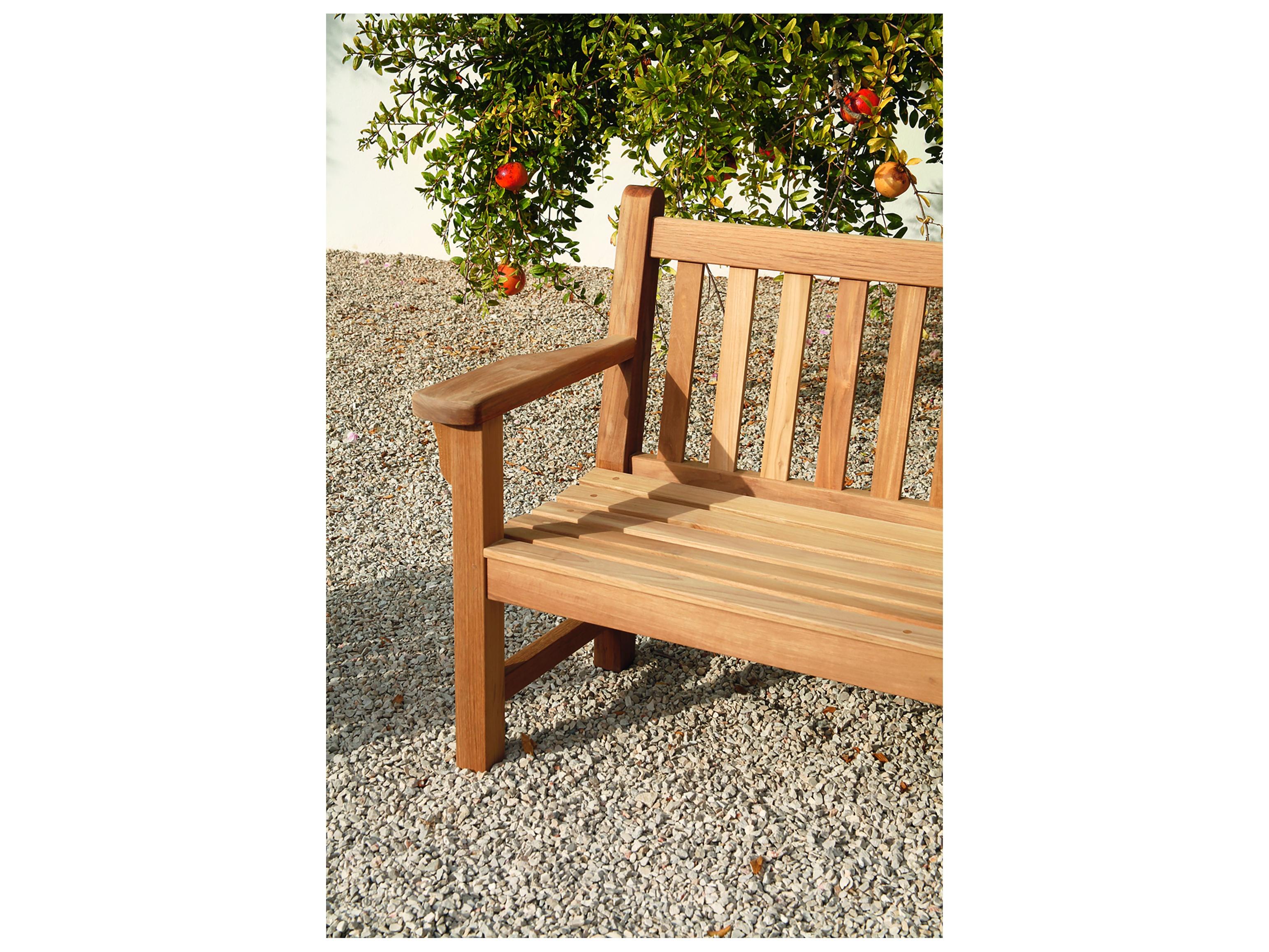 Barlow Tyrie London Bench - Natural Teak - 63"