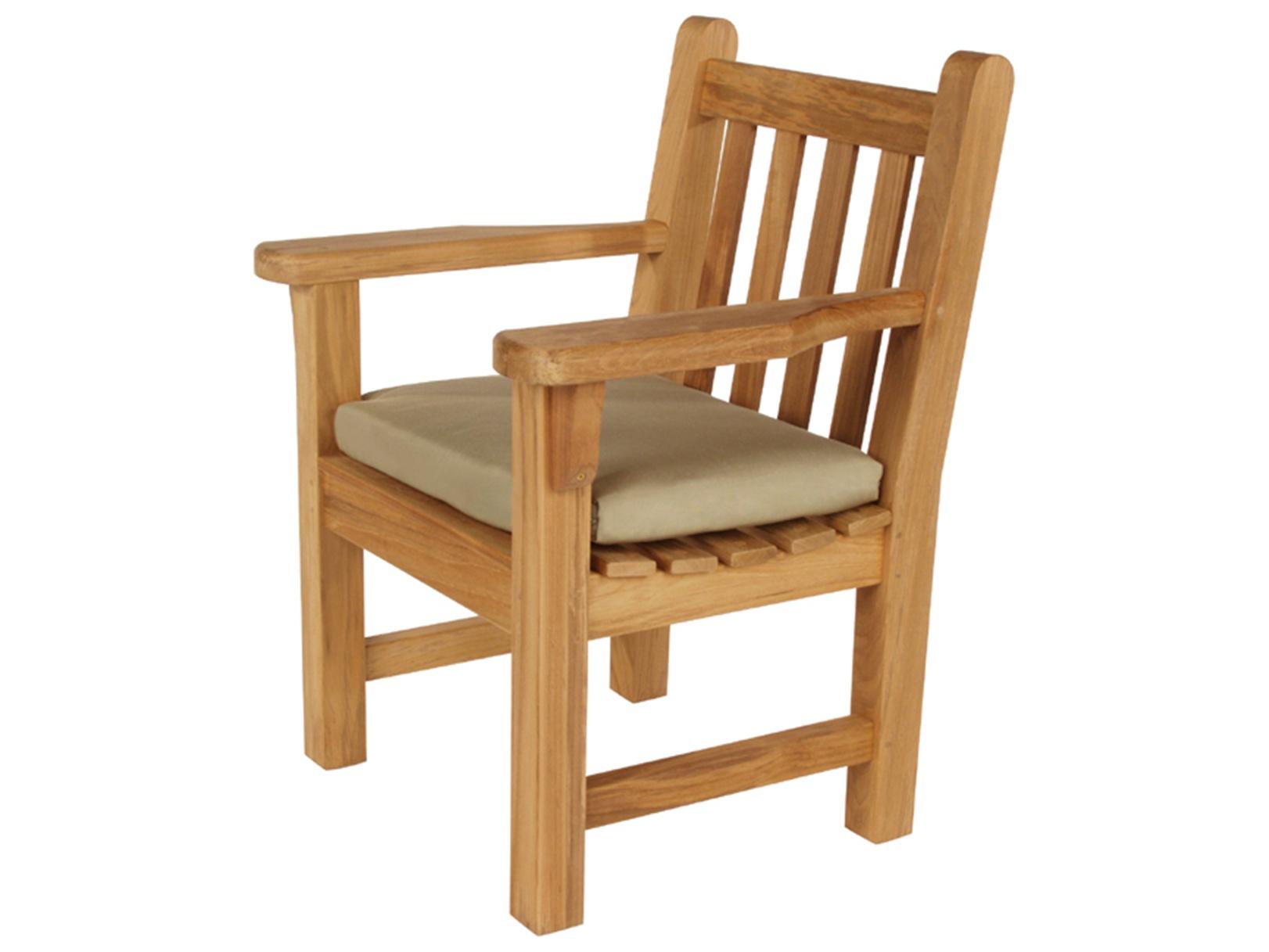 Barlow Tyrie London Dining Arm Chair - Natural Teak