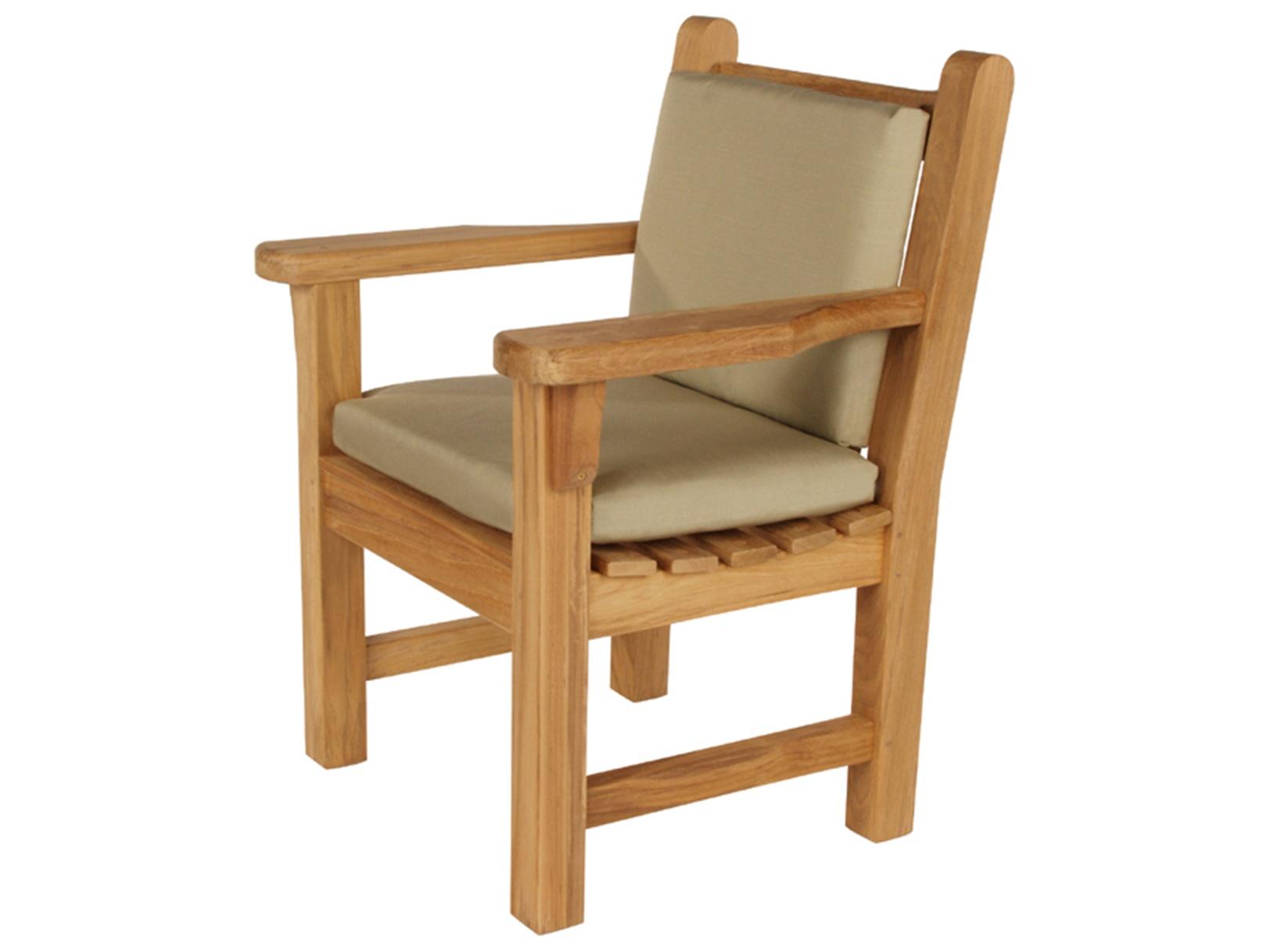 Barlow Tyrie London Dining Arm Chair - Natural Teak