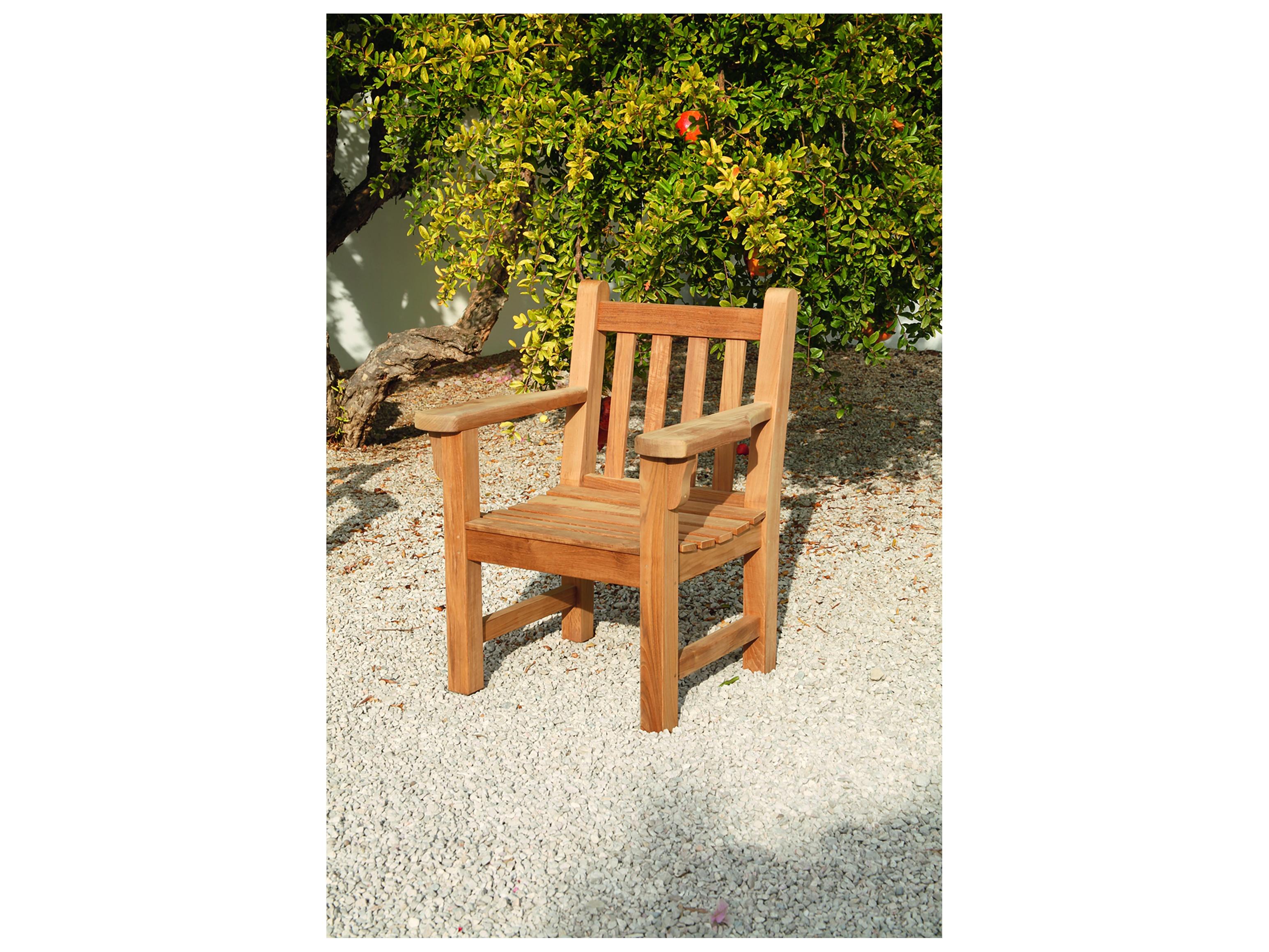 Barlow Tyrie London Dining Arm Chair - Natural Teak