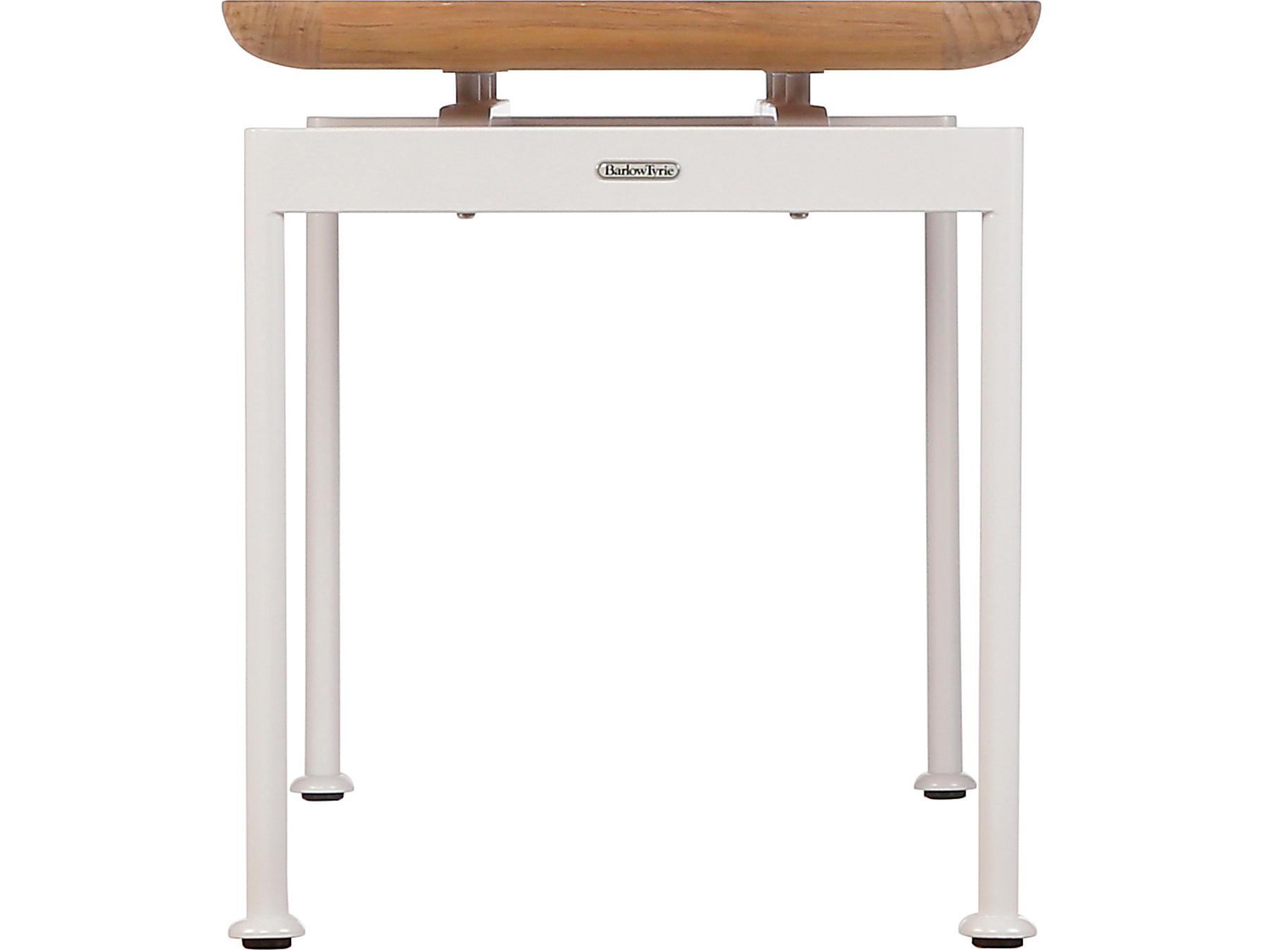 Barlow Tyrie Layout Steel Teak Bench