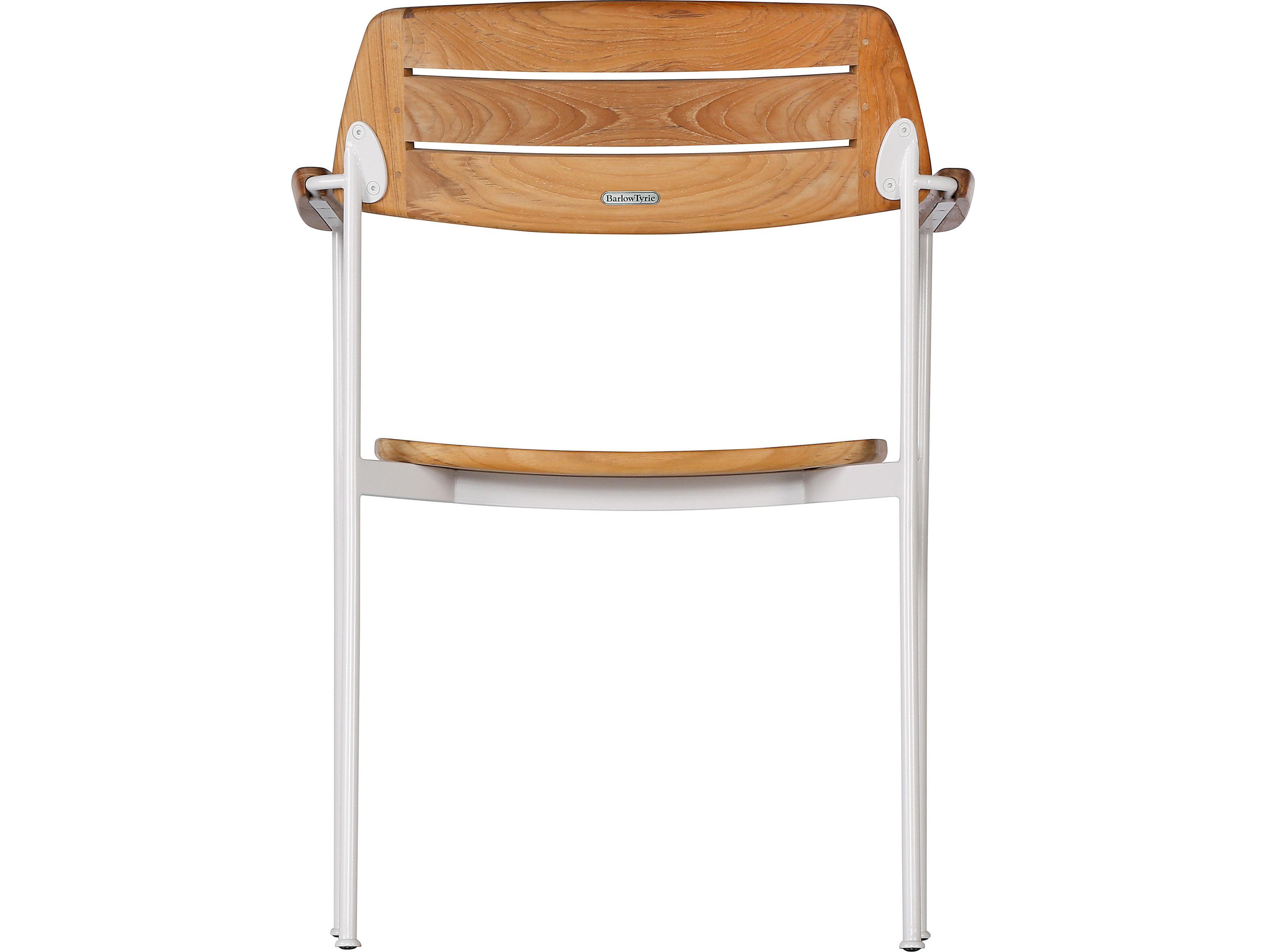 Barlow Tyrie Layout Steel Teak Dining Chair