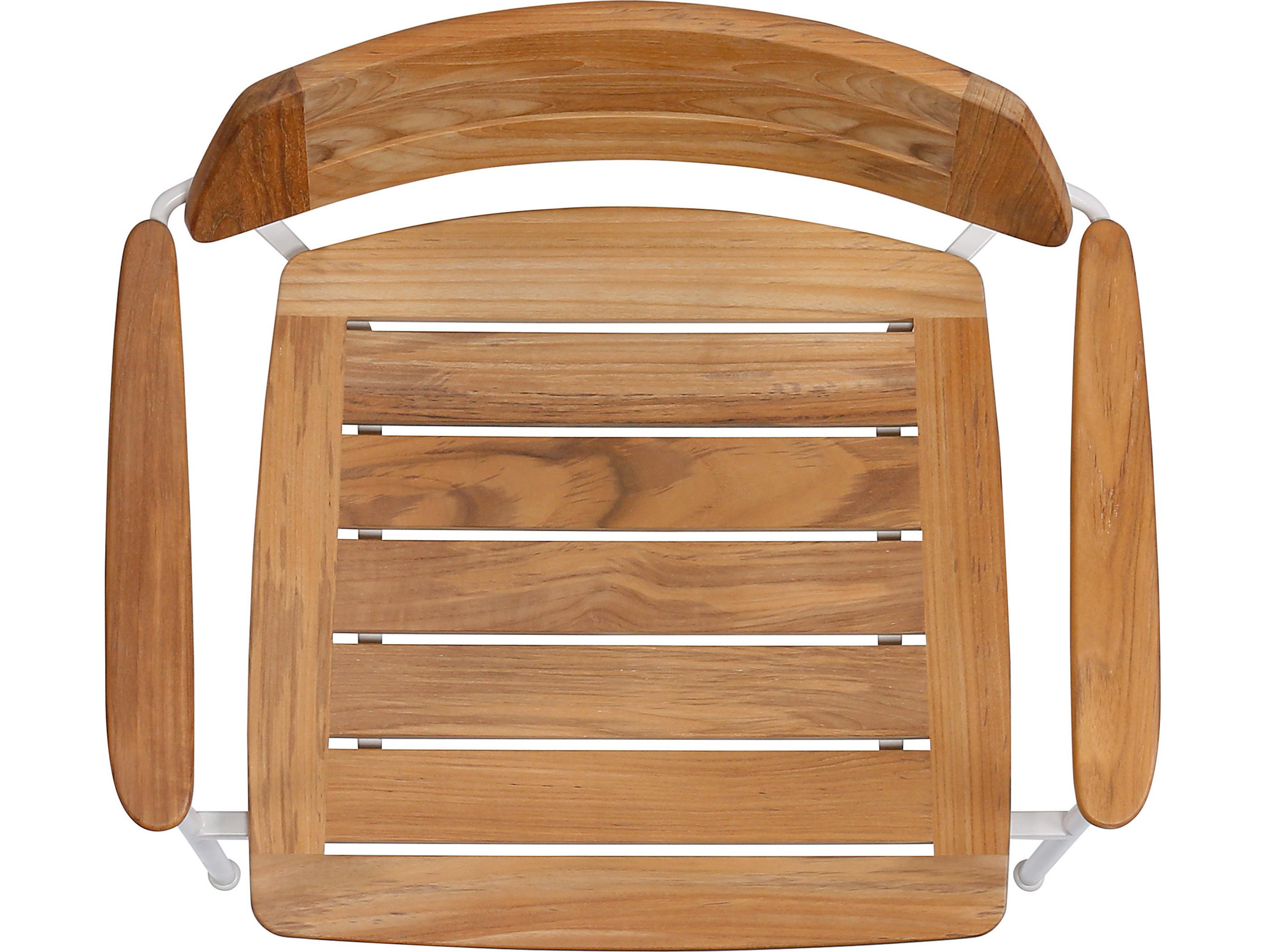 Barlow Tyrie Layout Steel Teak Dining Chair