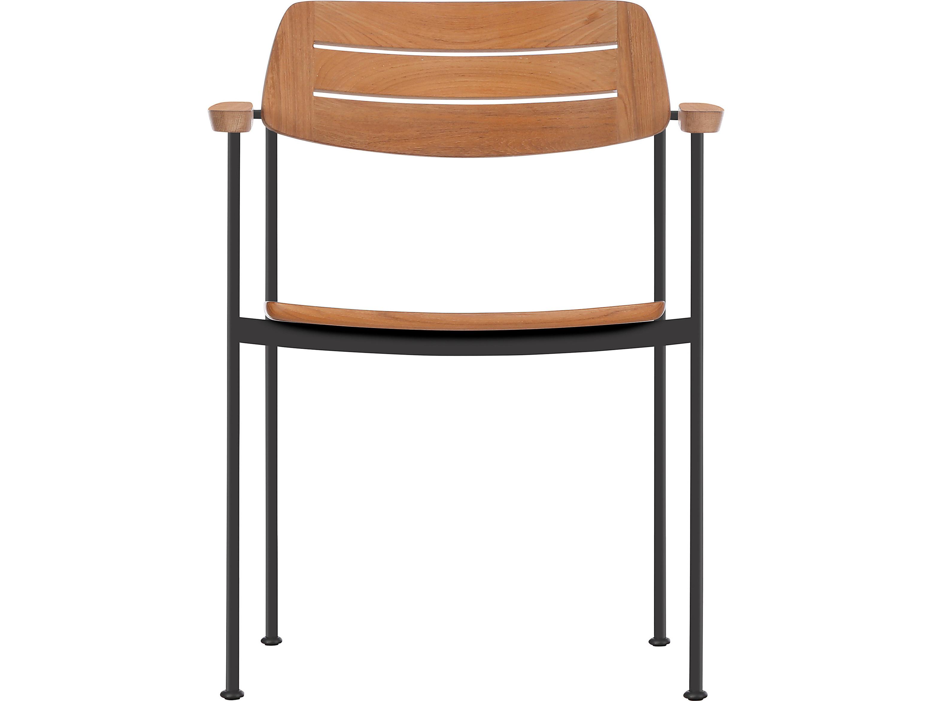 Barlow Tyrie Layout Steel Teak Dining Chair