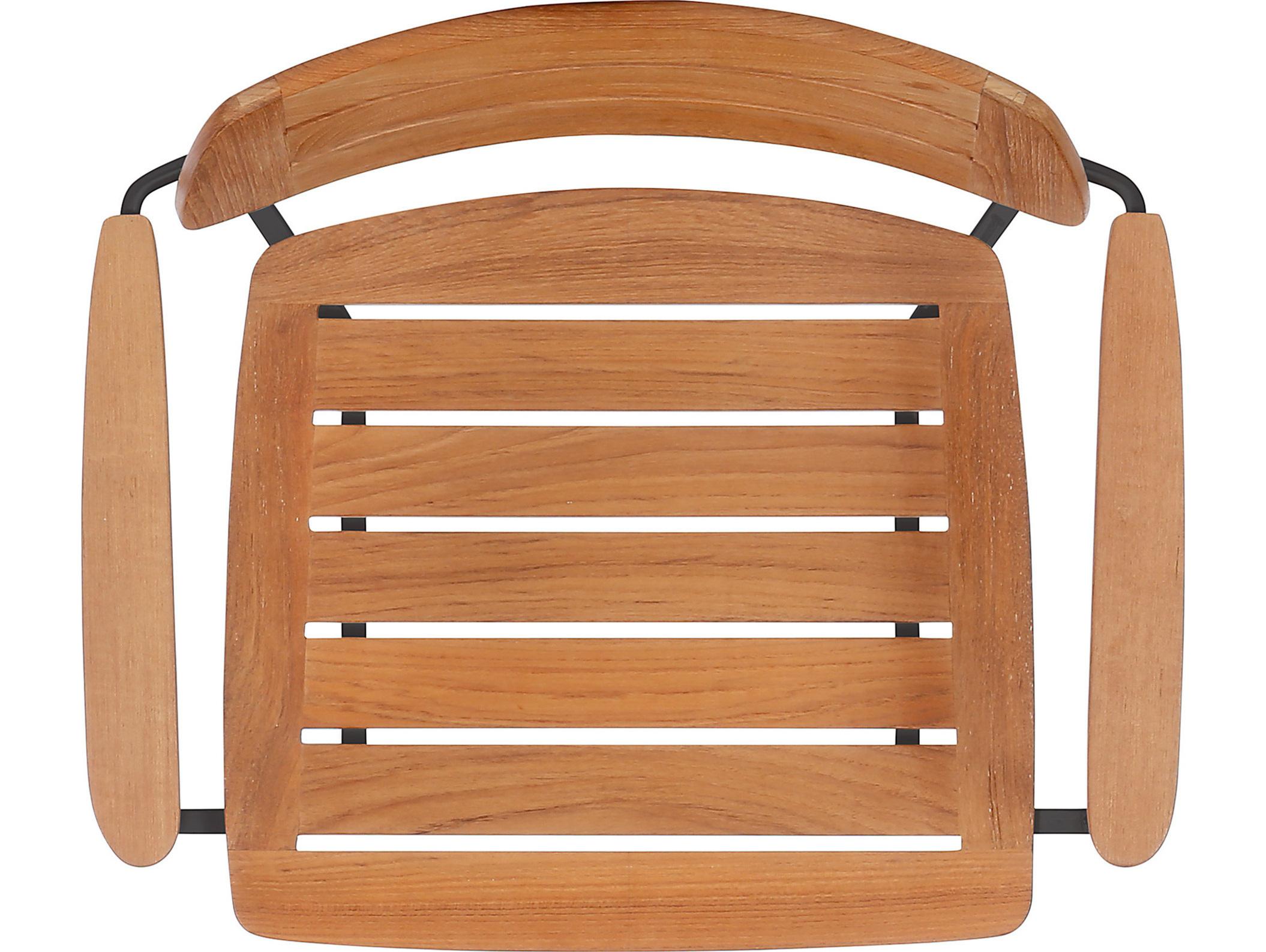 Barlow Tyrie Layout Steel Teak Dining Chair