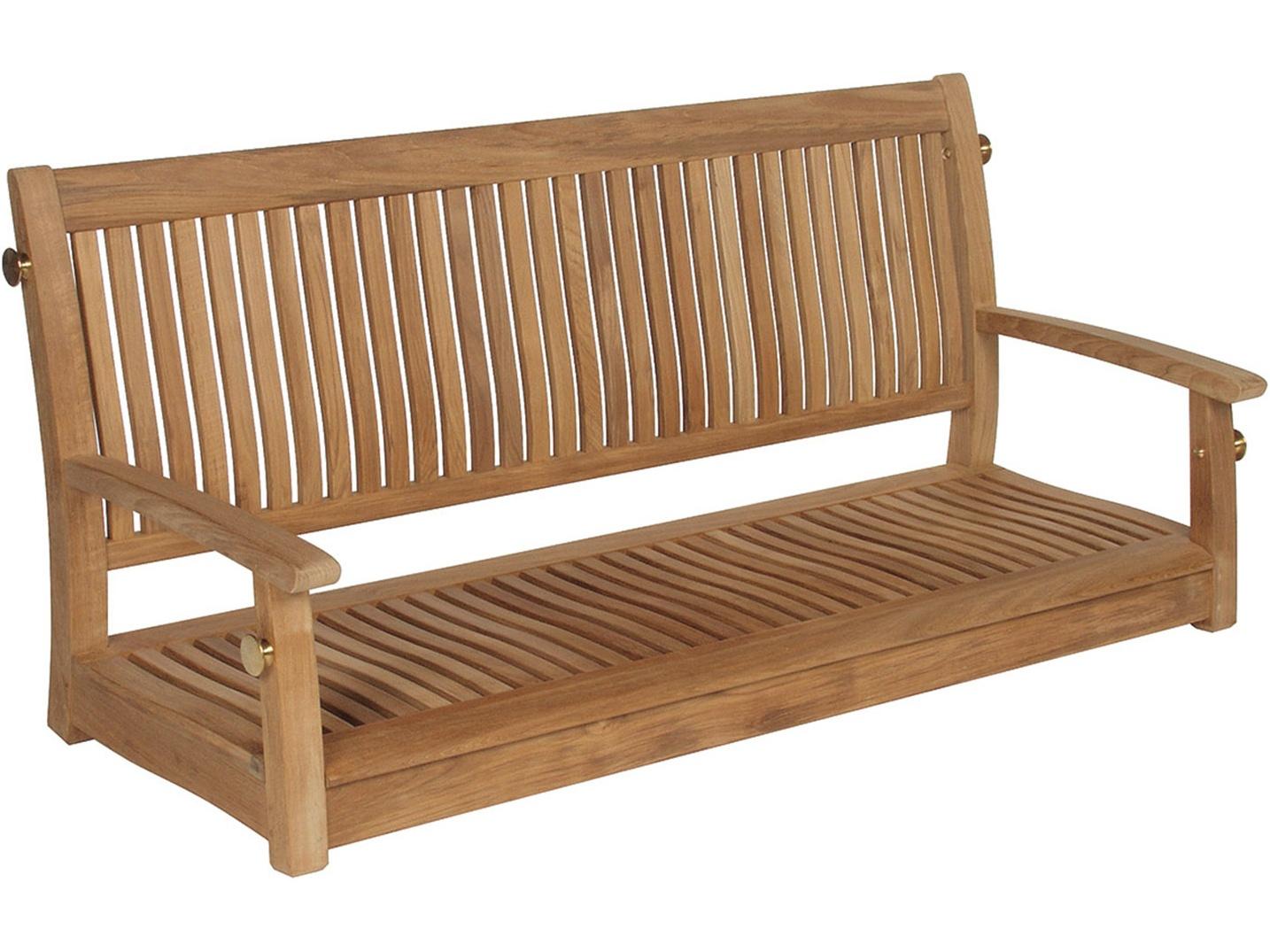 Barlow Tyrie Monaco Swing Bench - Natural Teak