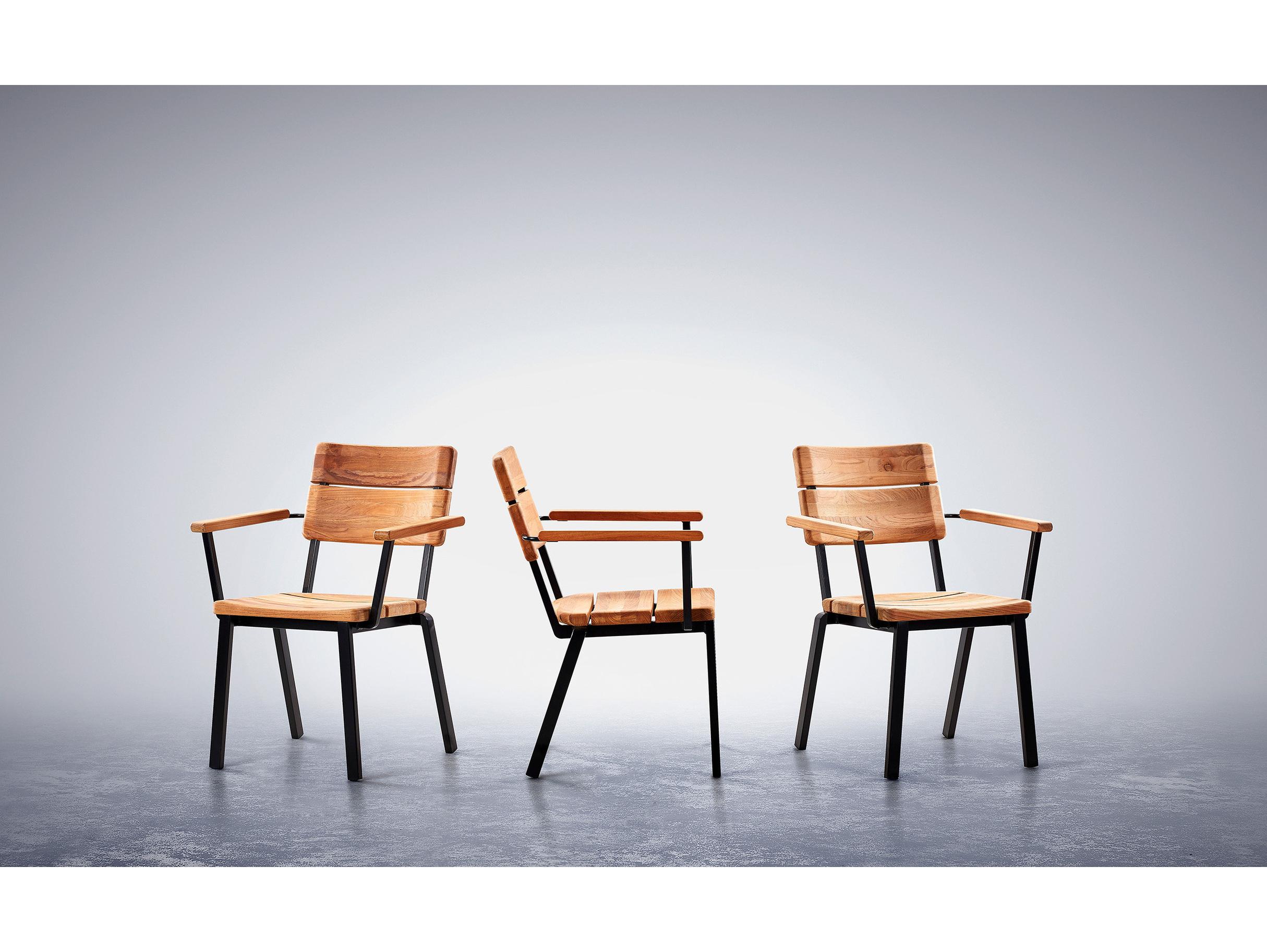 Barlow Tyrie Titan Aluminum Wood Dining Chair