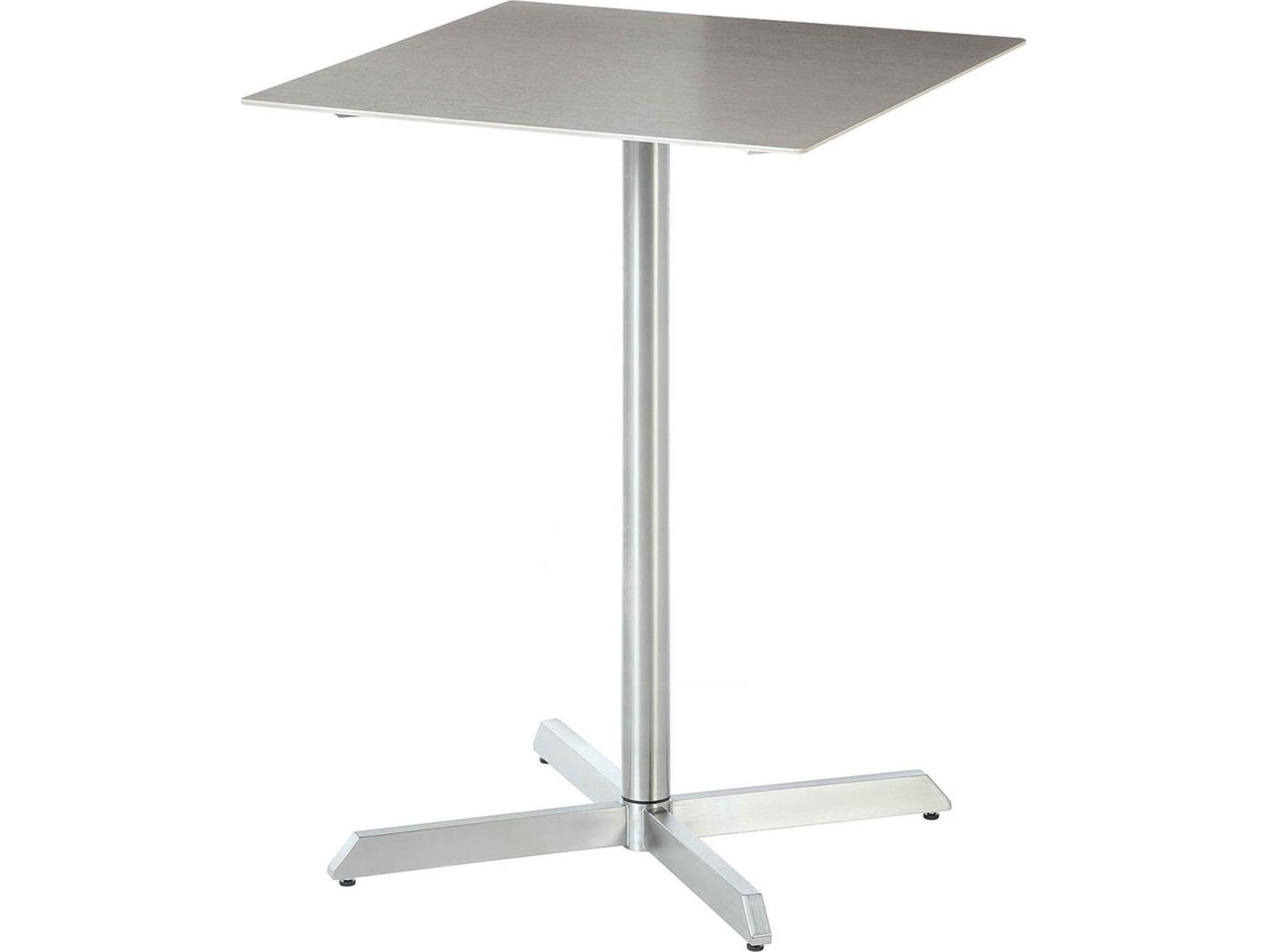 Barlow Tyrie Equinox Bar Table Stainless Steel Ash Ceramic