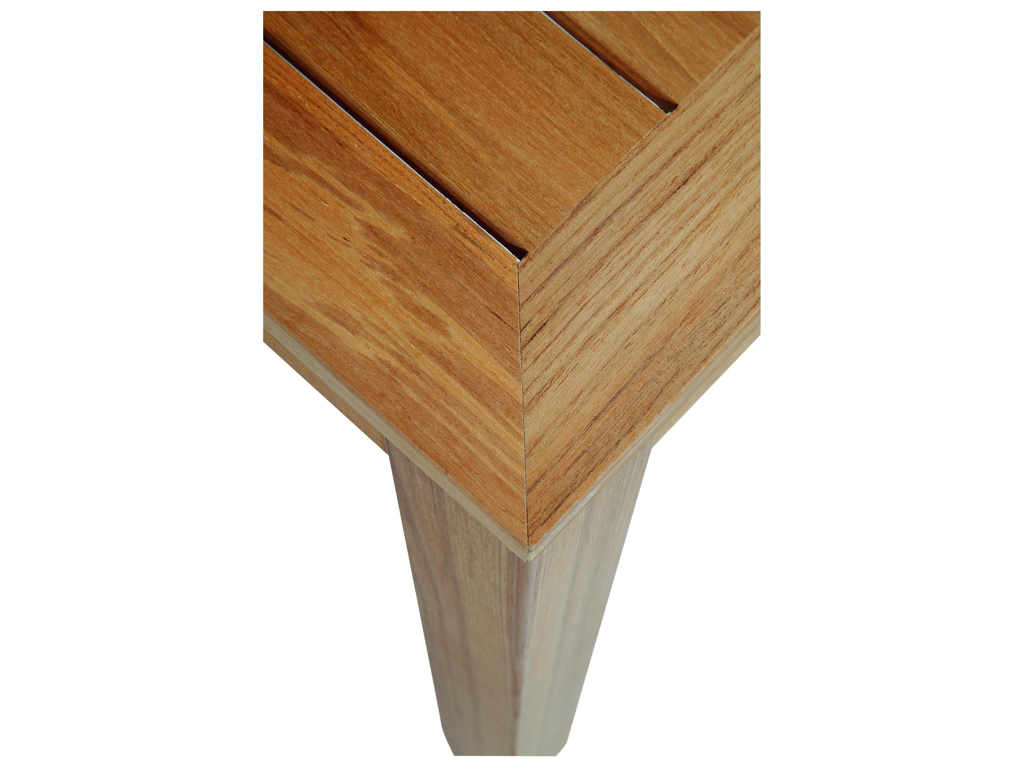 Barlow Tyrie Linear Dining Table - Natural Teak - 59"W x 35"D x 30"H