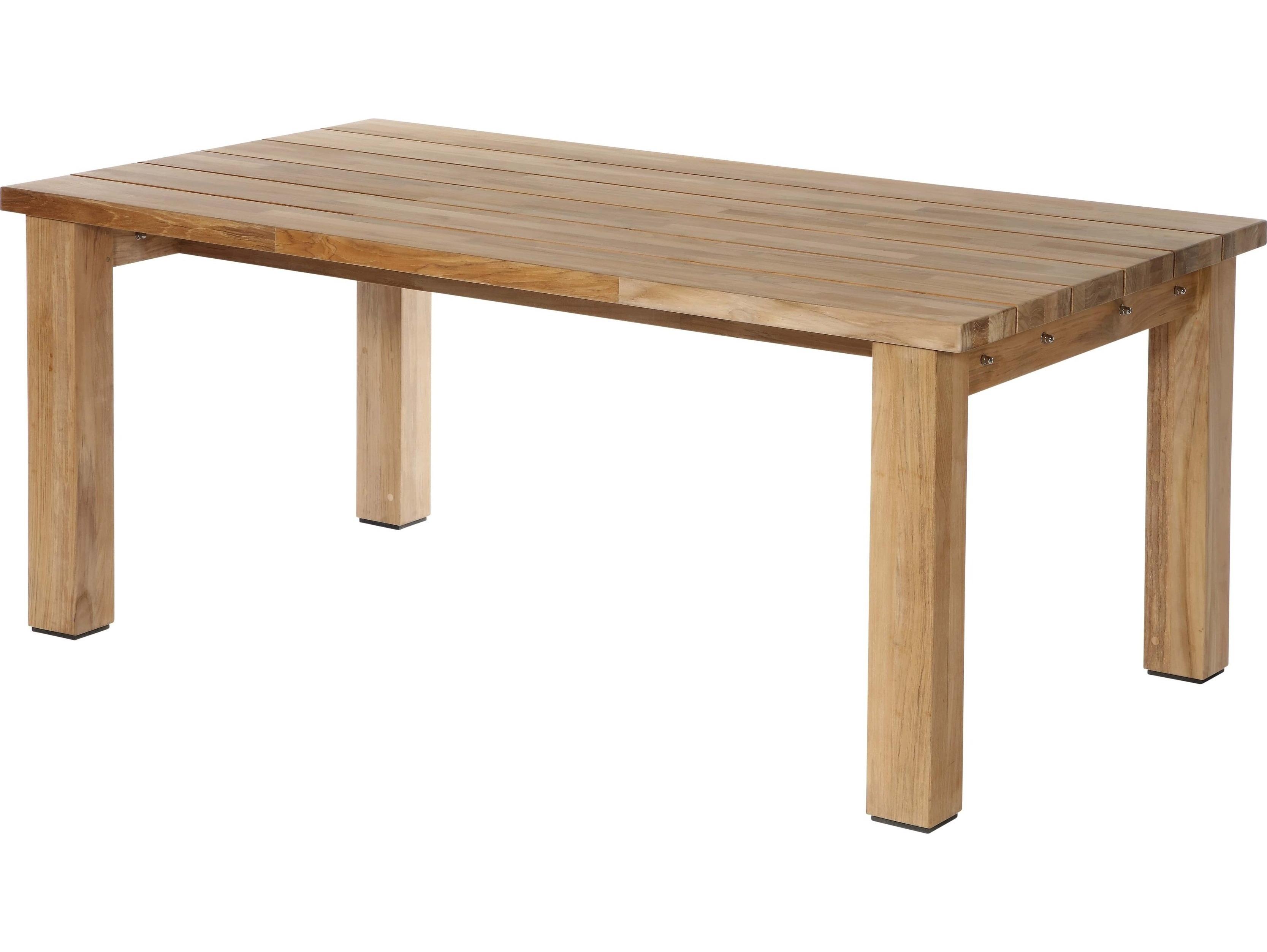 Barlow Tyrie Titan Dining Table Rustic Teak 71"W x 39"D x 30"H