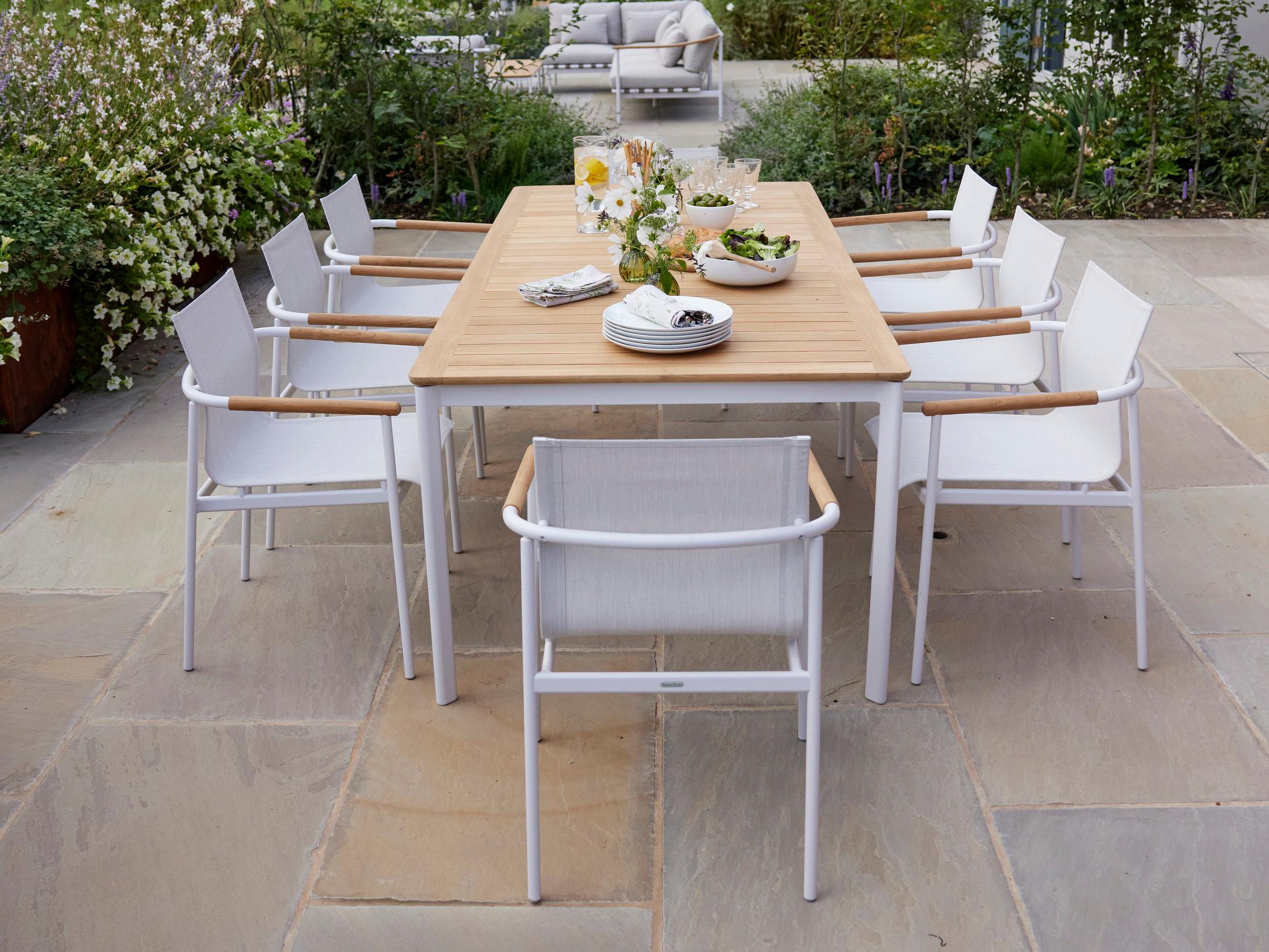 Barlow Tyrie Around Aluminum Dining Set