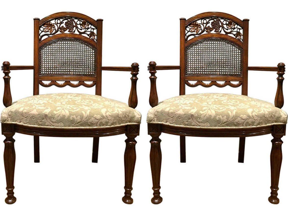 Boston Mills Lacerta Rosewood Accent Chair with Table Living Room Set