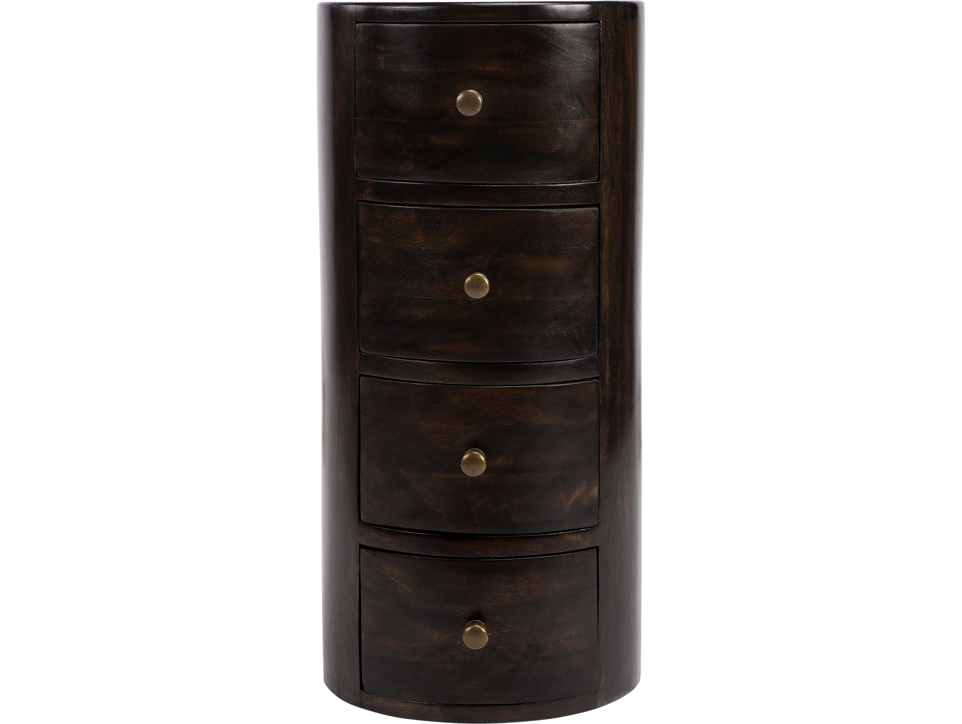 Butler Liam Round Wood Chocolate End Table
