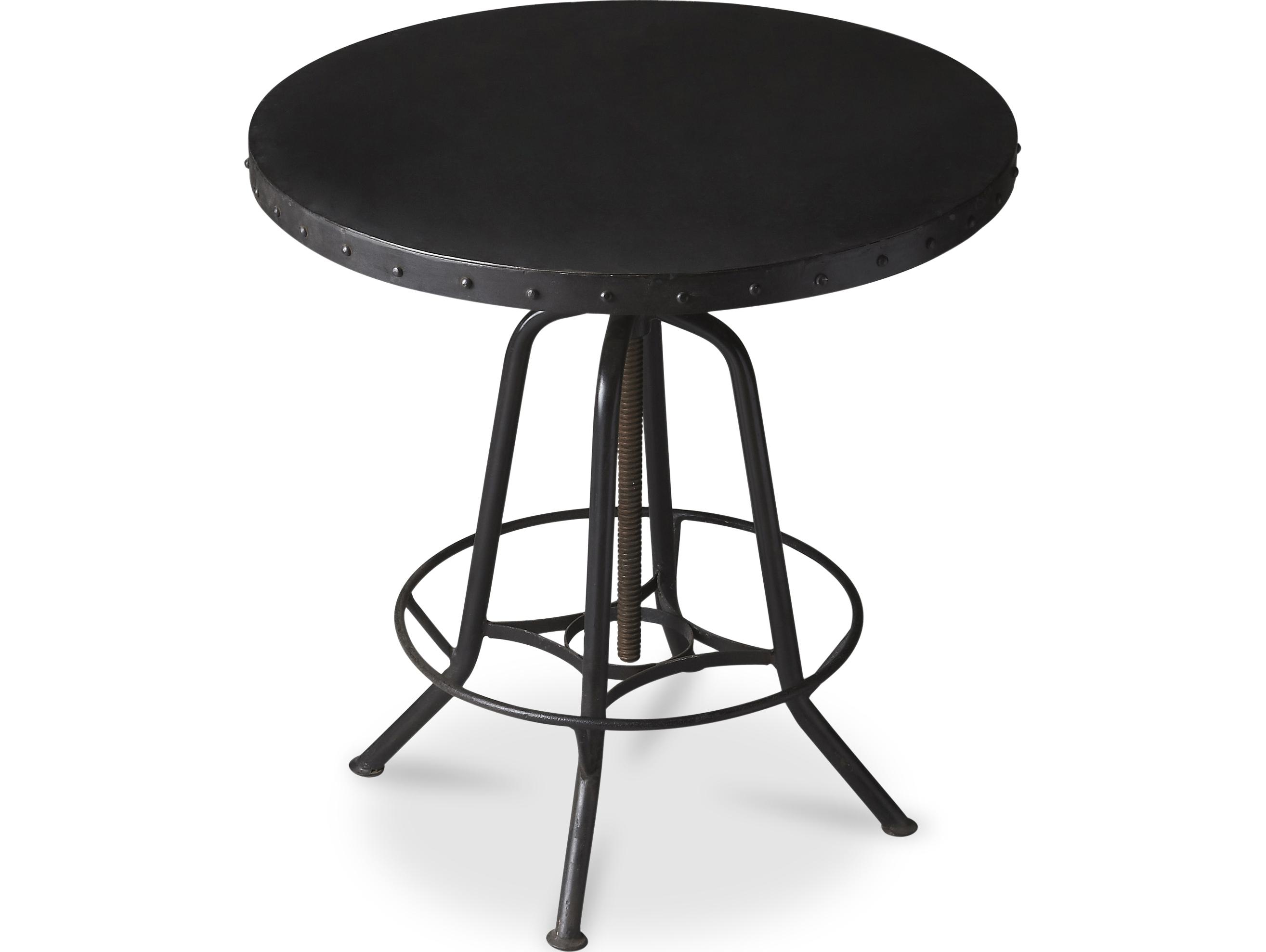 Butler Englewood Metalworks Round Bar Table