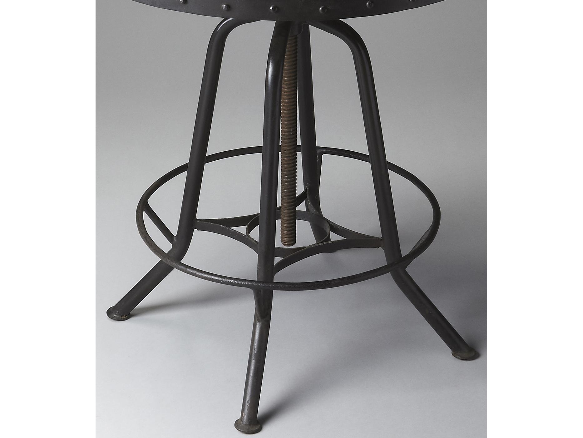 Butler Englewood Metalworks Round Bar Table