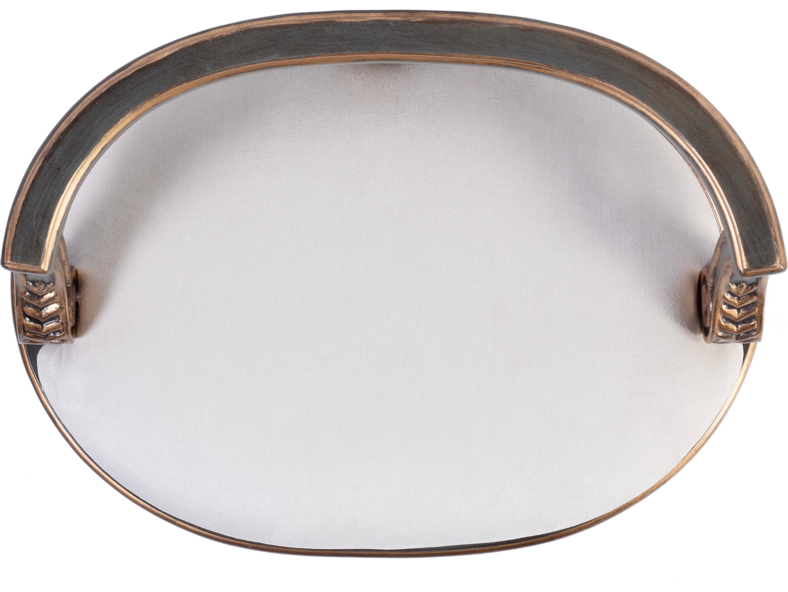 Butler Hathaway Royal Pastel Blue Upholstered Vanity Seat